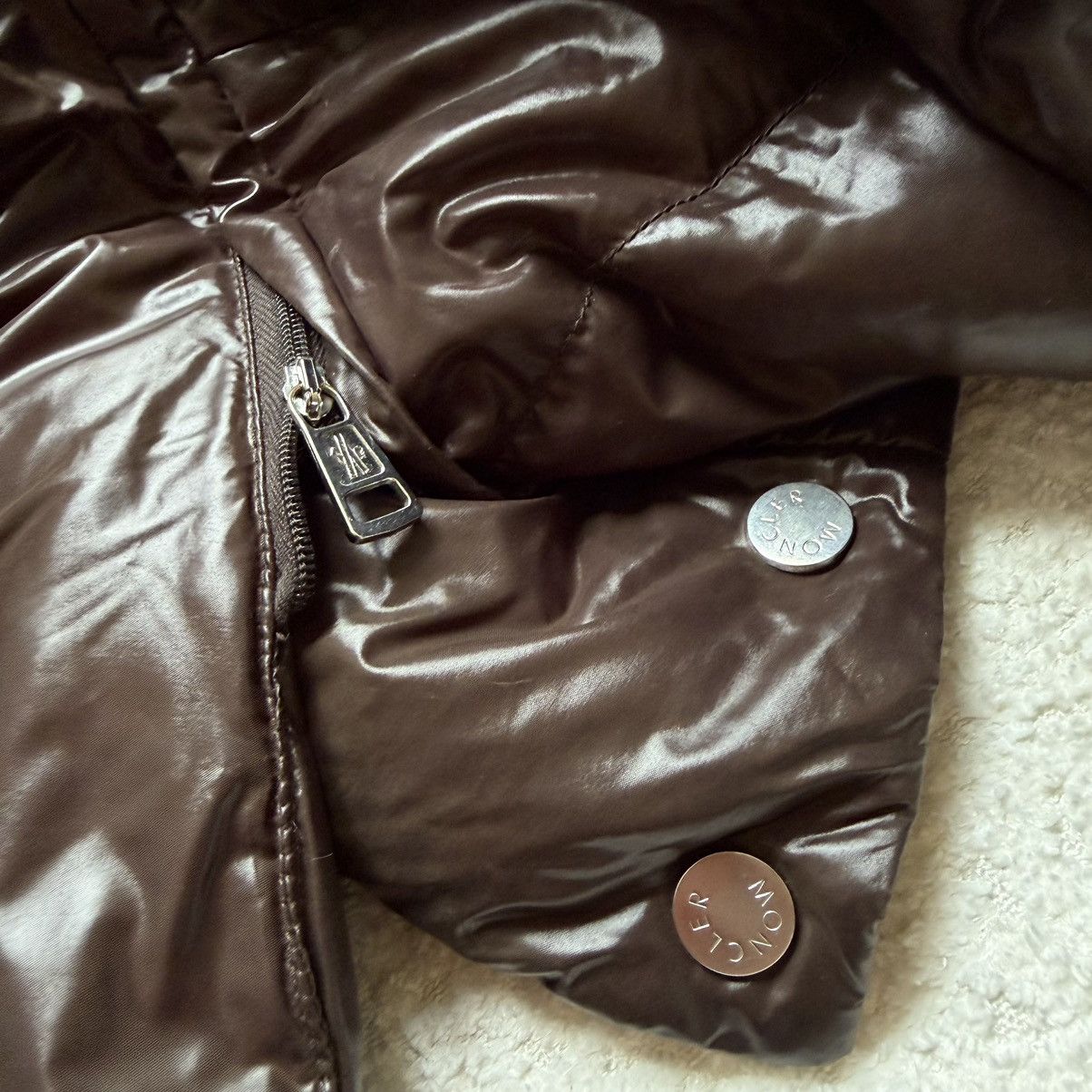 Moncler Brown Moncler Down Quilted Puffer Jacket Size US M / EU 48-50 / 2 - 23 Thumbnail