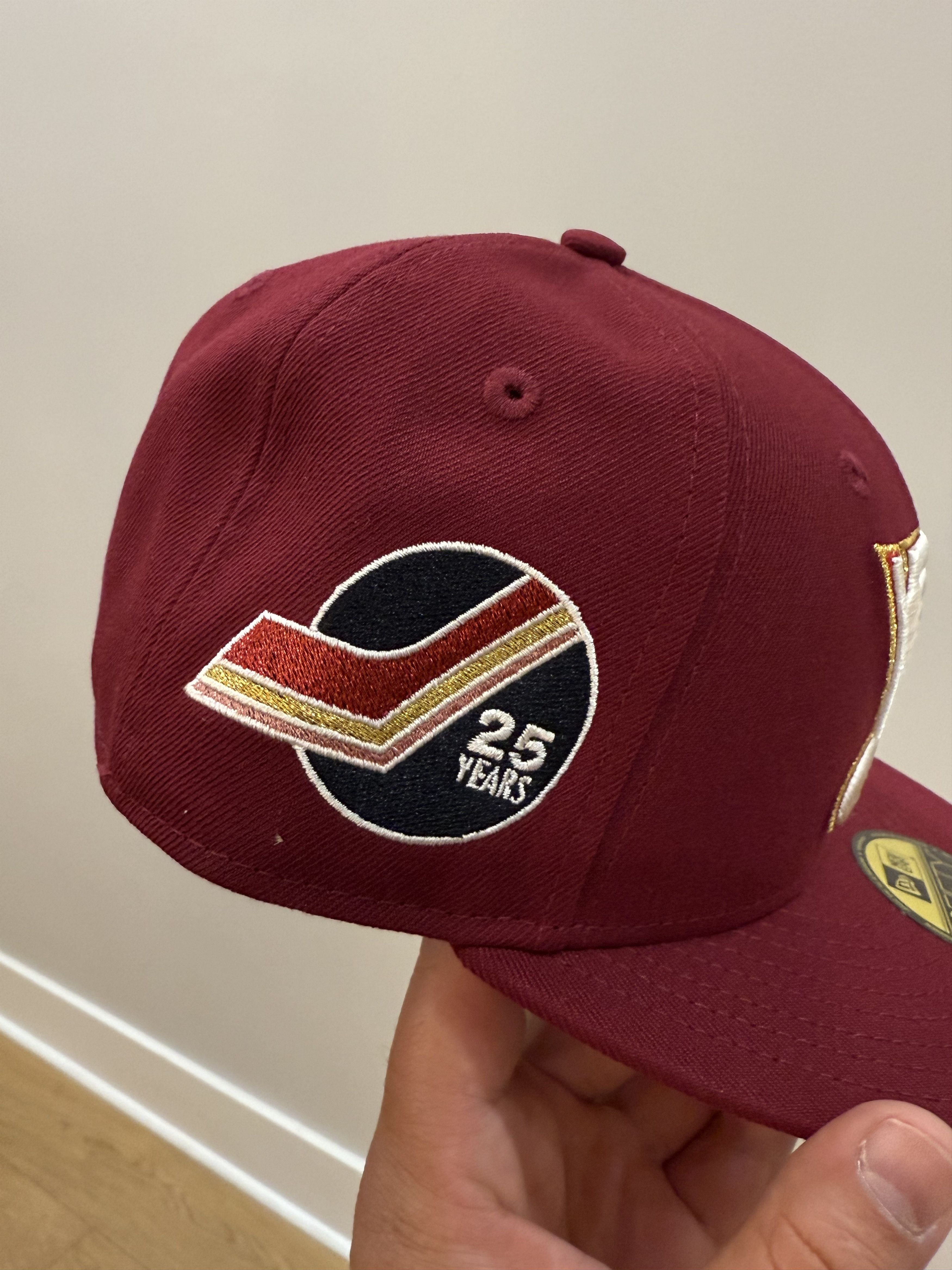 Hat Club × NHL × New Era St. Louis Blues NHL Cardinal Red 7 1/4 Size ONE SIZE - 3 Thumbnail