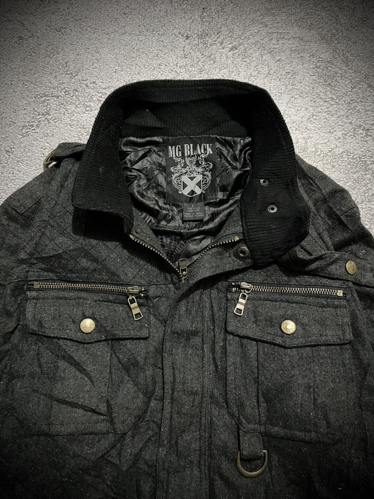 Japanese Brand Japanese MG Black Jacket Size US L / EU 52-54 / 3 - 4 Thumbnail