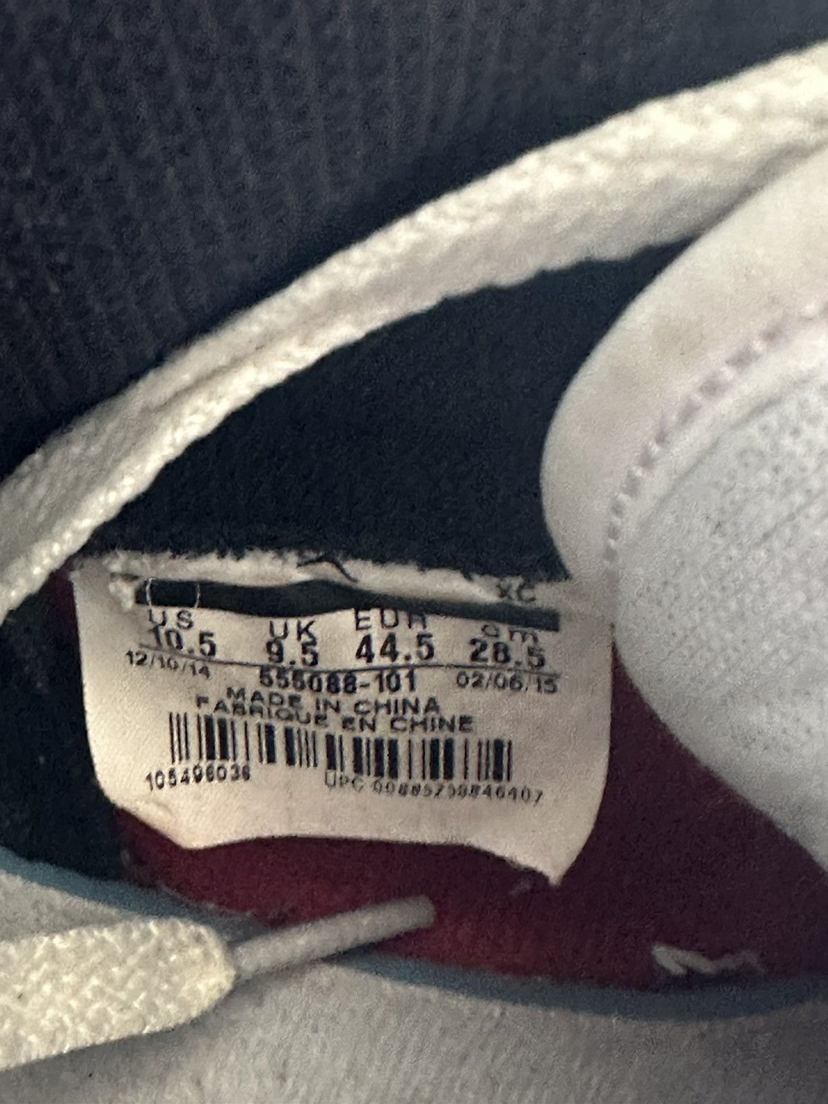 Jordan Brand Nike Air Jordan 1 Retro OG Chicago 2015 size 10.5 Size US 10.5 / EU 43-44 - 6 Thumbnail