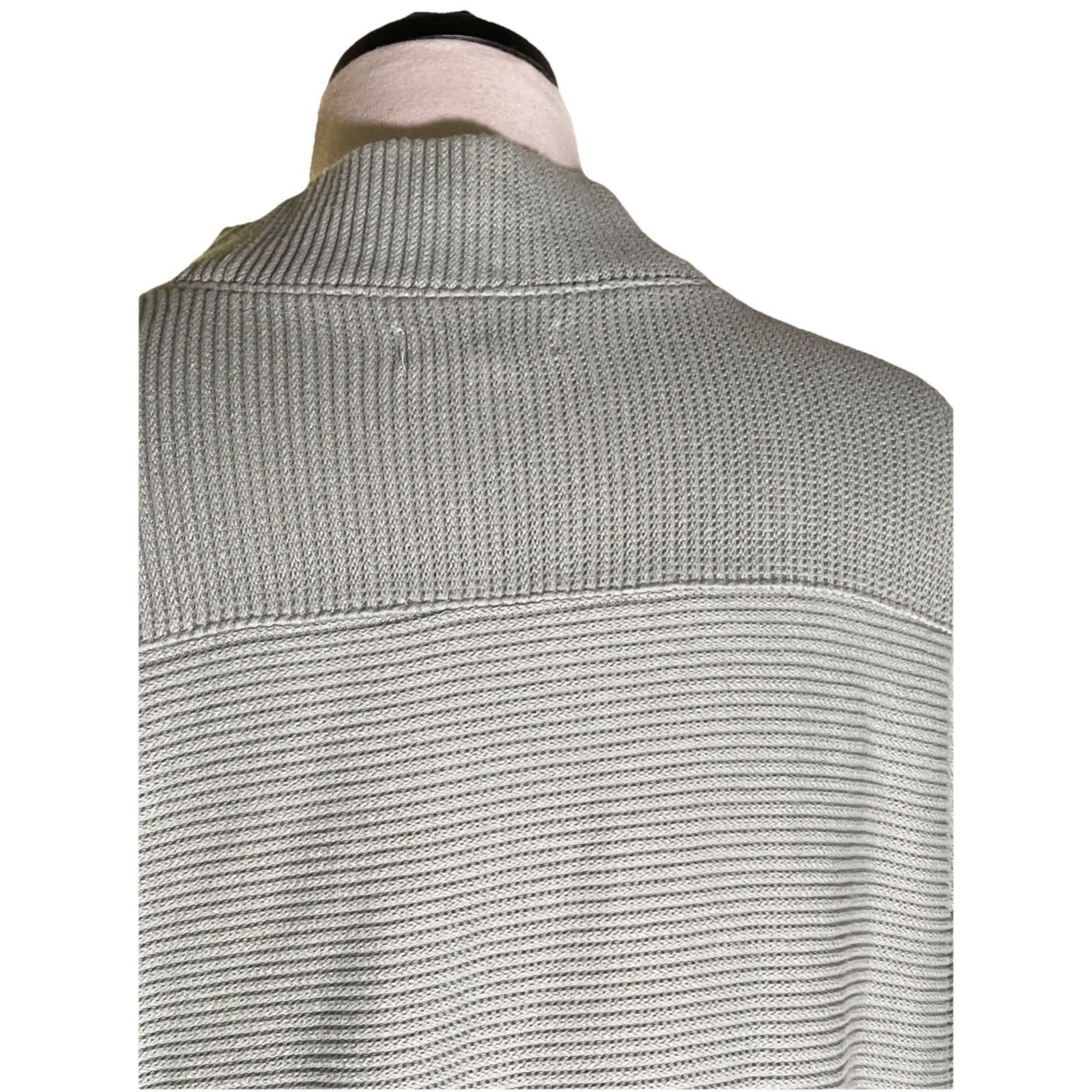 Madewell Madewell Light Sage Green Ribbed Mockneck L/S Pullover XL Size XL / US 12-14 / IT 48-50 - 6 Thumbnail