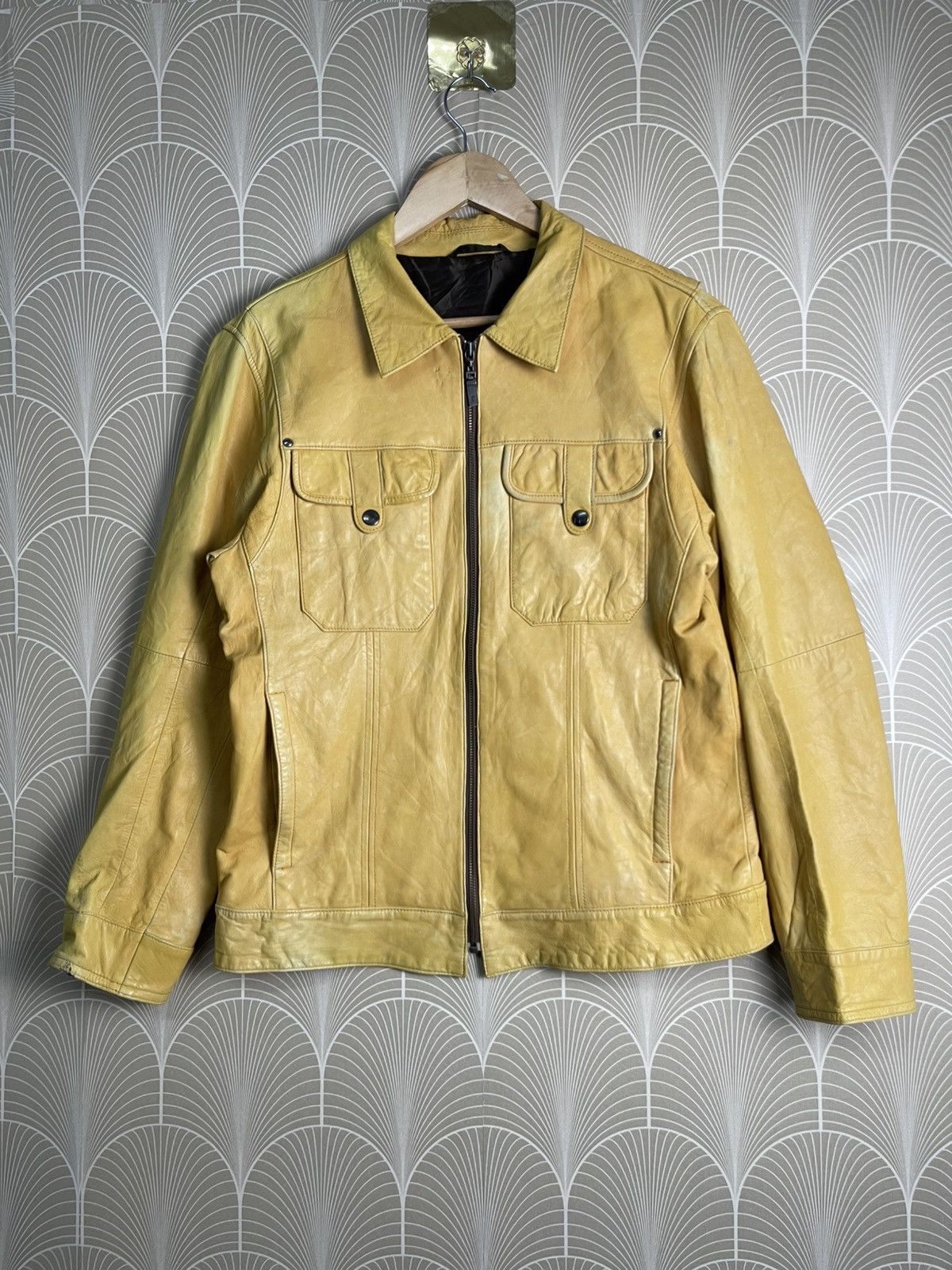 Designer × Japanese Brand × Vintage VINTAGE BARASSI MILANO LEATHER CHORE JACKET RARE Size US M / EU 48-50 / 2 - 1 Thumbnail