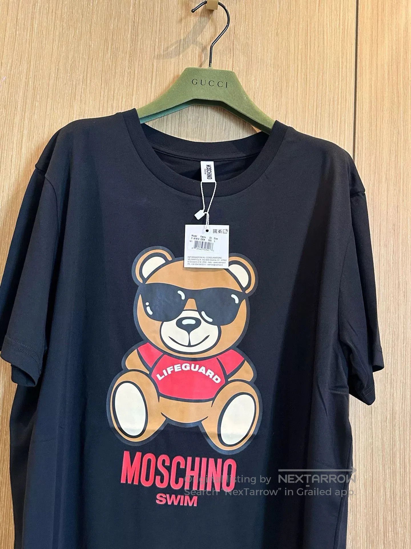 Moschino Moschino Bear Cotton Short Sleeve T. Size US L / EU 52-54 / 3 - 2 Thumbnail