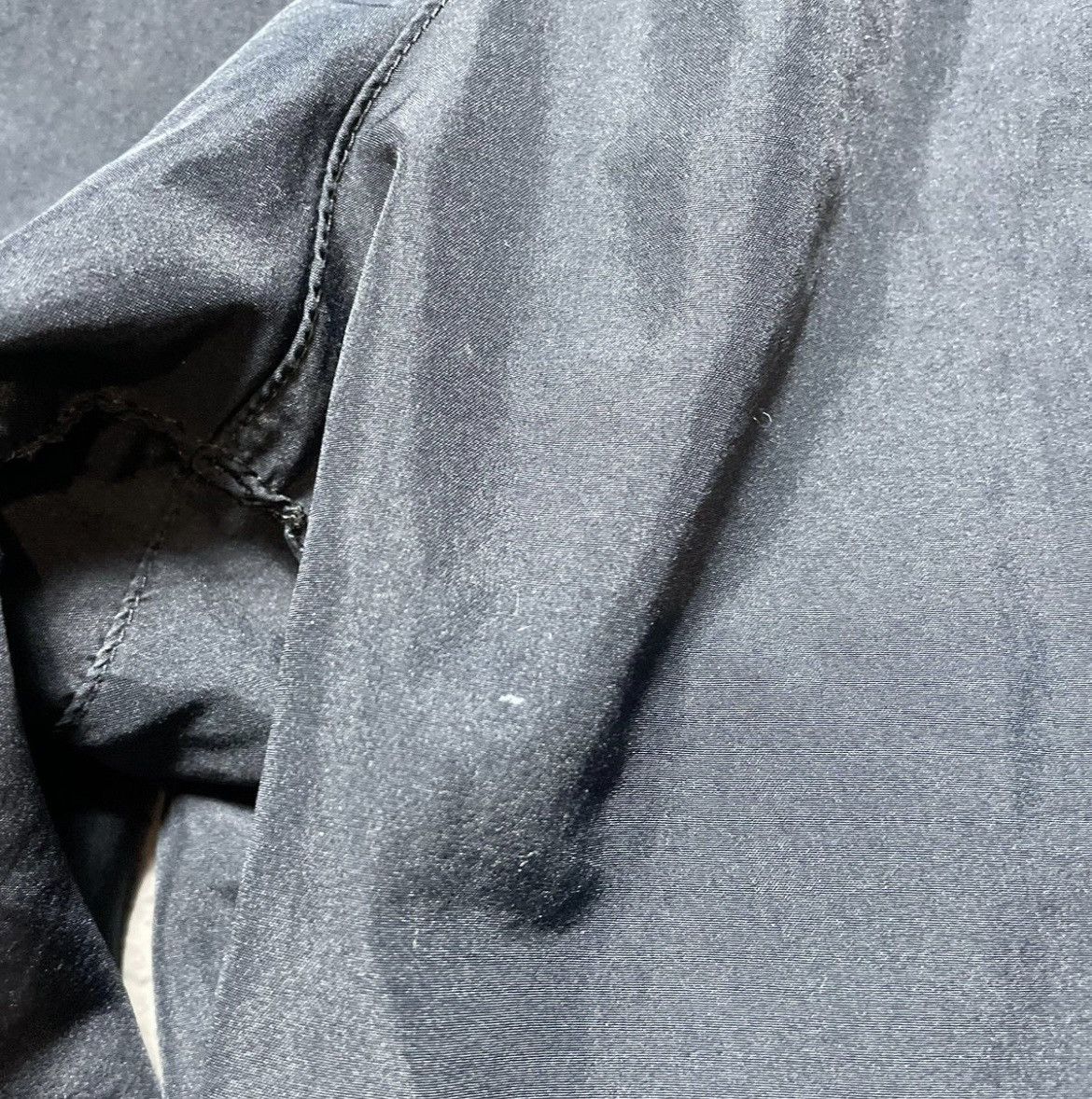 Nike × Vintage Vintage Black Nike Small Logo Drill Track Pants Size US 34 / EU 50 - 7 Thumbnail