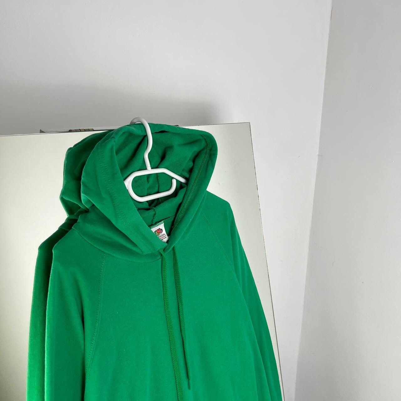 Fruit Of The Loom 90s Boxy Fit Vintage Hoodie Fruit Of The Loom Blank Size US L / EU 52-54 / 3 - 2 Thumbnail