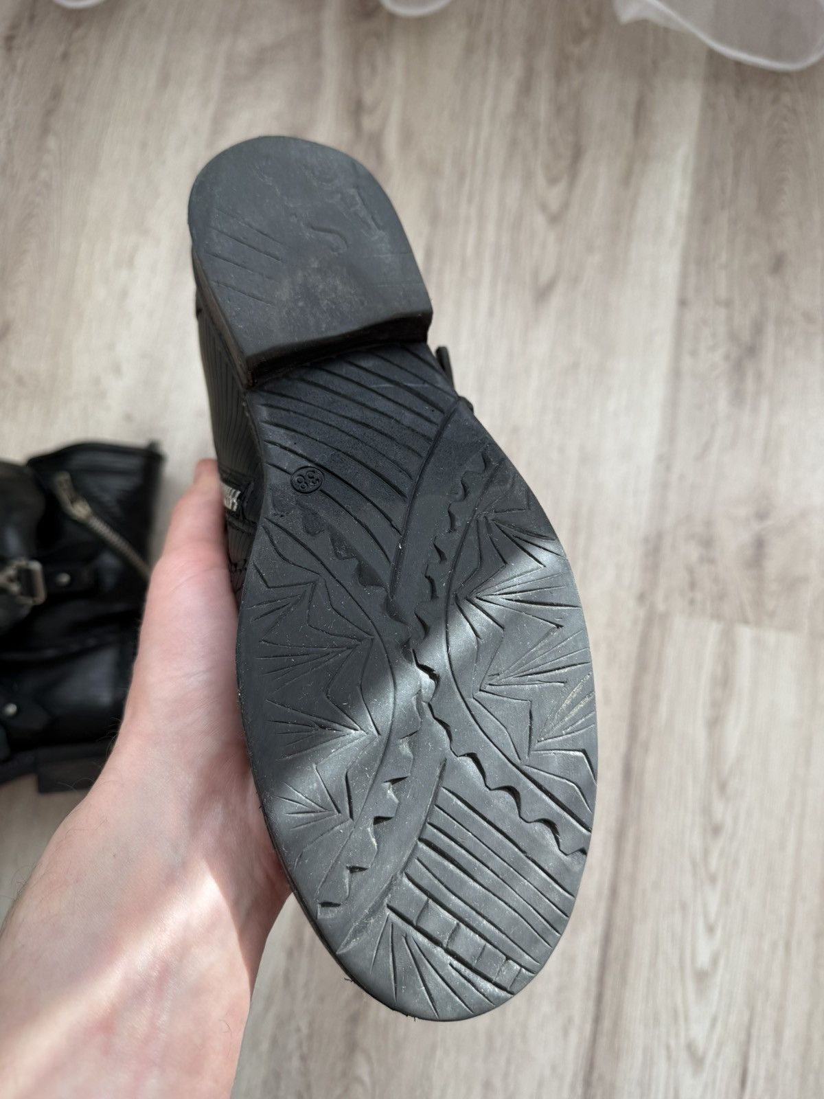 A.S.98 Airstep A.S.98 Black Leather Buckle Strap Zip Biker EU 38 Size US 8 / IT 38 - 10 Thumbnail