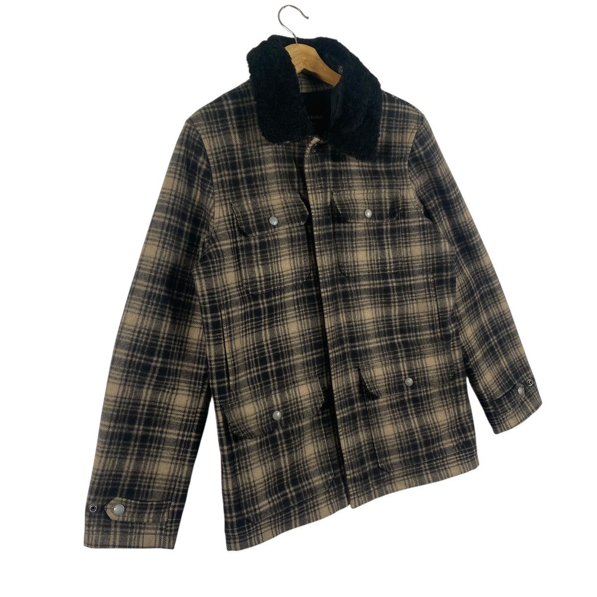 Banana Republic Banana Republic Wool Plaid Button Jacket M Size Brown/Black Size US M / EU 48-50 / 2 - 3 Thumbnail
