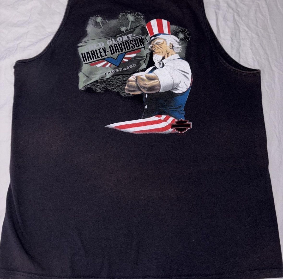 Harley Davidson Harley Davidson tank top vintage vtg Size US XL / EU 56 / 4 - 4 Thumbnail