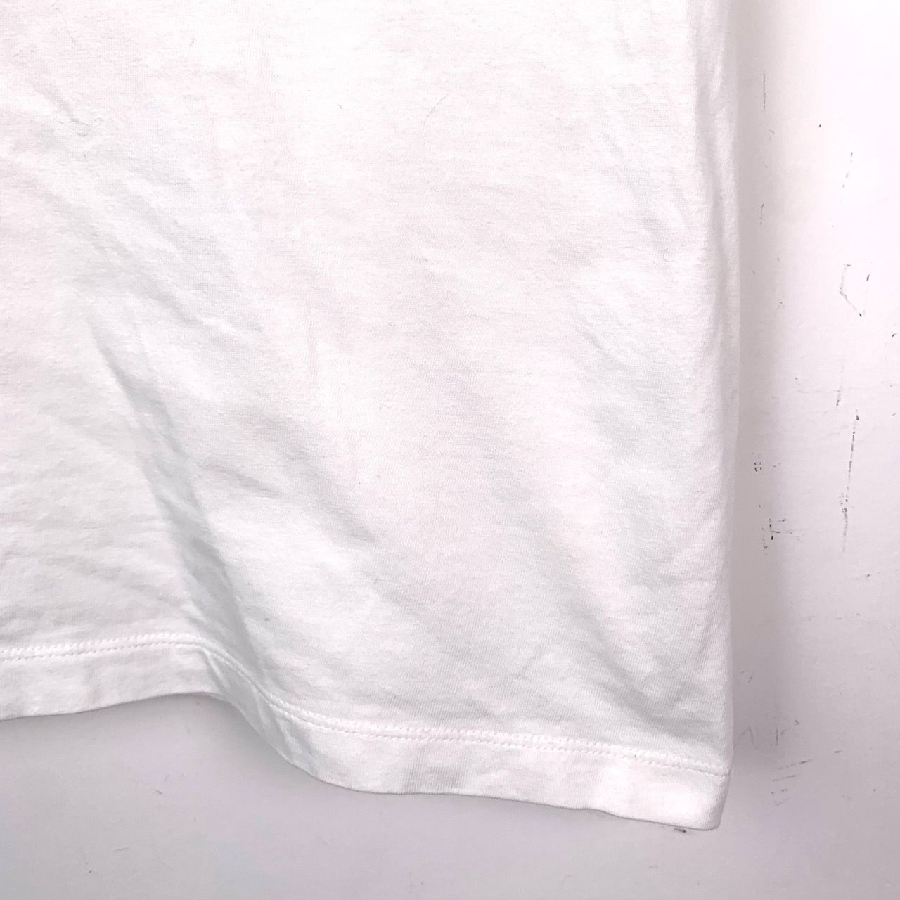 Miu Miu Miu Miu White Cotton Short Sleeve T-Shirt With Striped Trim Size M / US 6-8 / IT 42-44 - 6 Thumbnail