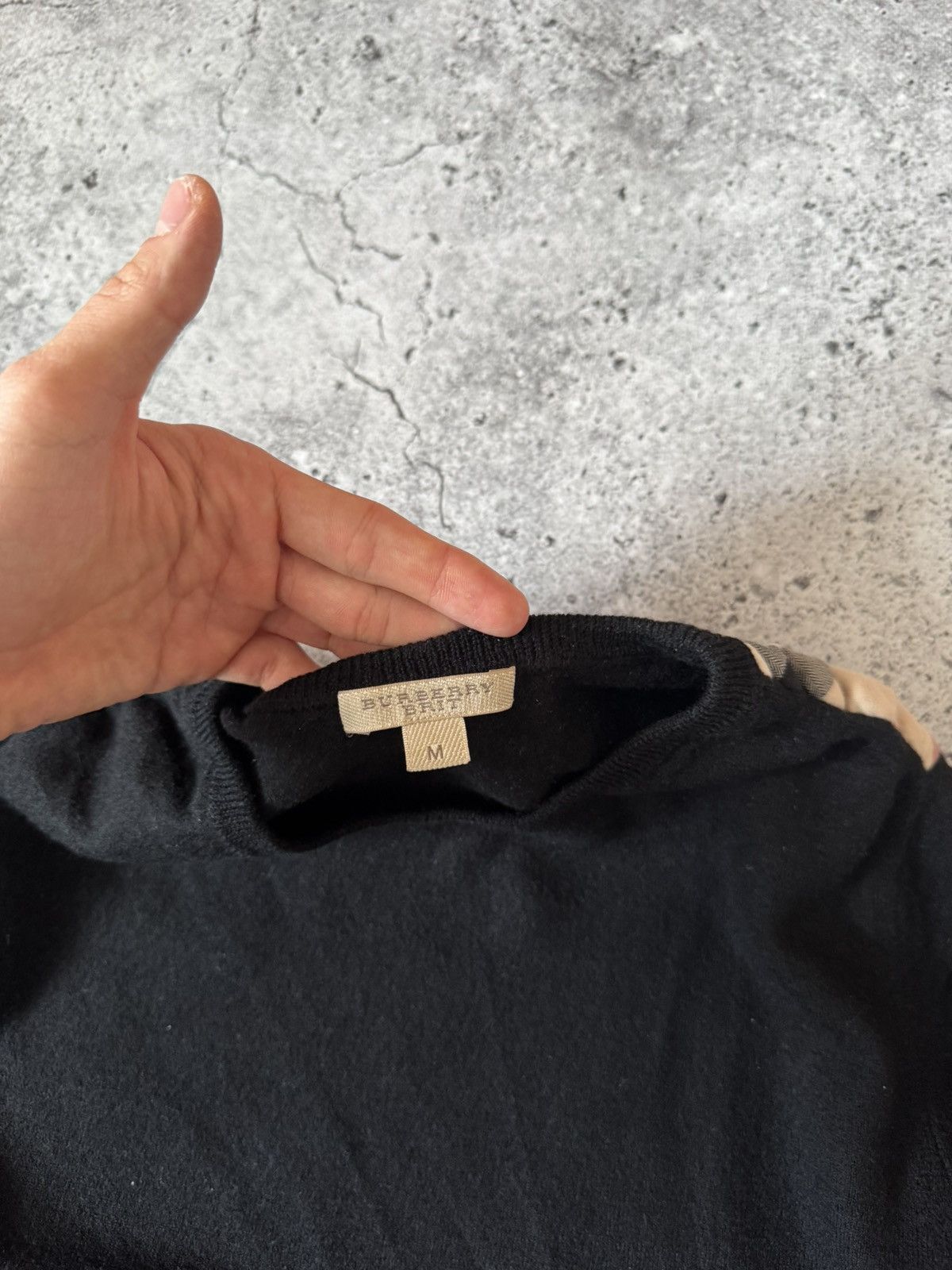 Burberry Burberry Brit Sweaters Women’s Monogram Black Luxury Italy Size M / US 6-8 / IT 42-44 - 3 Thumbnail