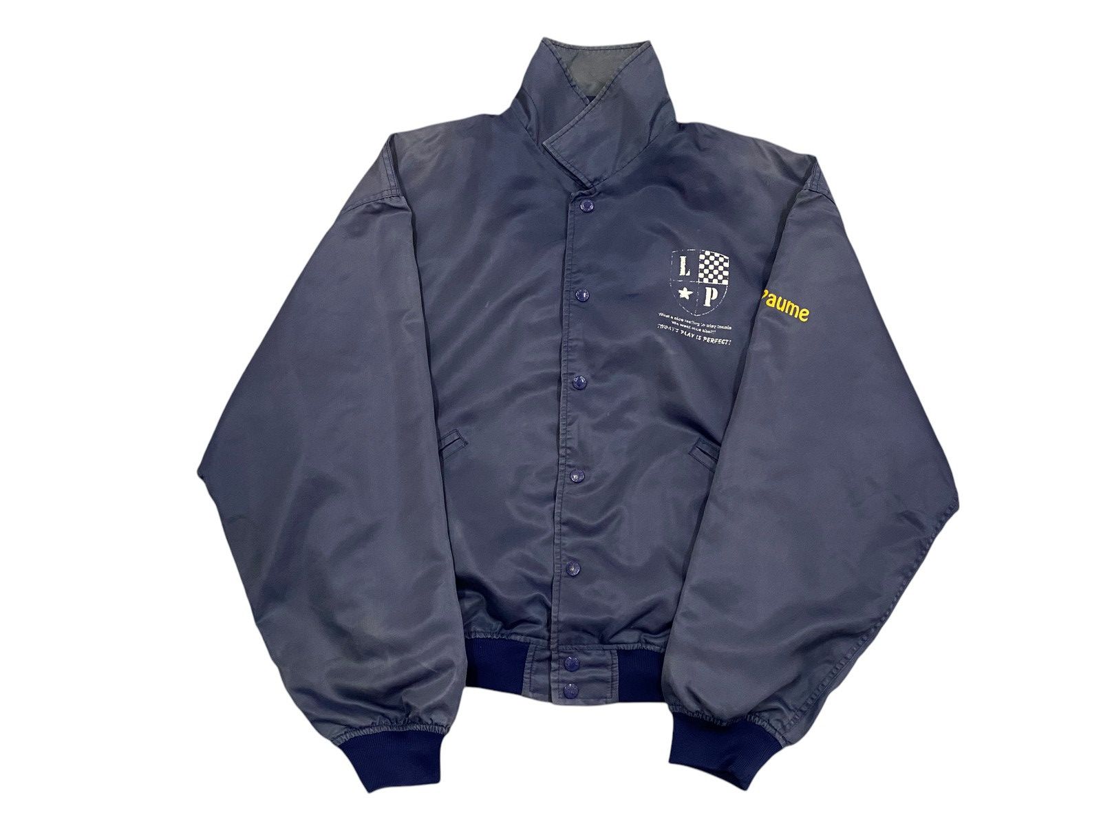 Japanese Brand × Vintage Vtg La Paume Tennis Team Bomber Jacket Size US L / EU 52-54 / 3 - 3 Thumbnail