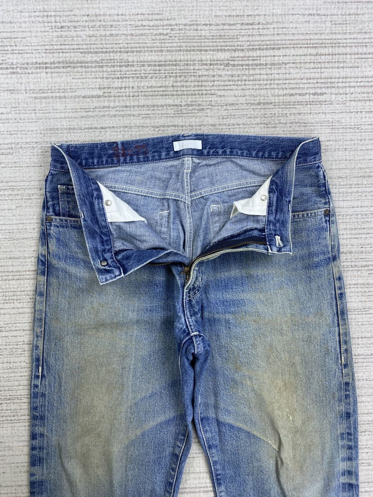 Vintage Vintage Papas Blue Denim Pants Size US 33 - 7 Thumbnail