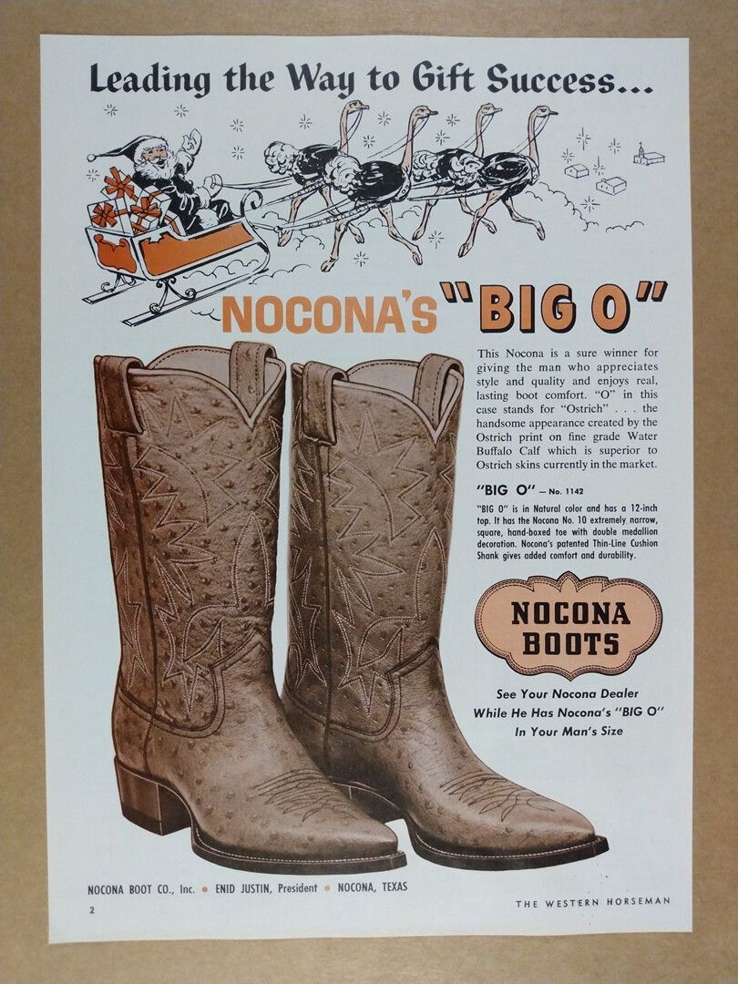 Nocona Boots Exotic Early 60s Nocona Men's Cowboy Boots Size 9B The Big O Size US 9 / EU 42 - 3 Thumbnail