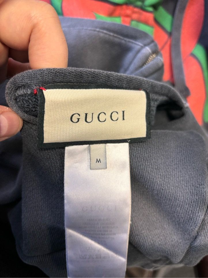 Gucci Gucci Men Hooded Distressed Reversible Jacket, Size M, S669 Size US M / EU 48-50 / 2 - 10 Thumbnail