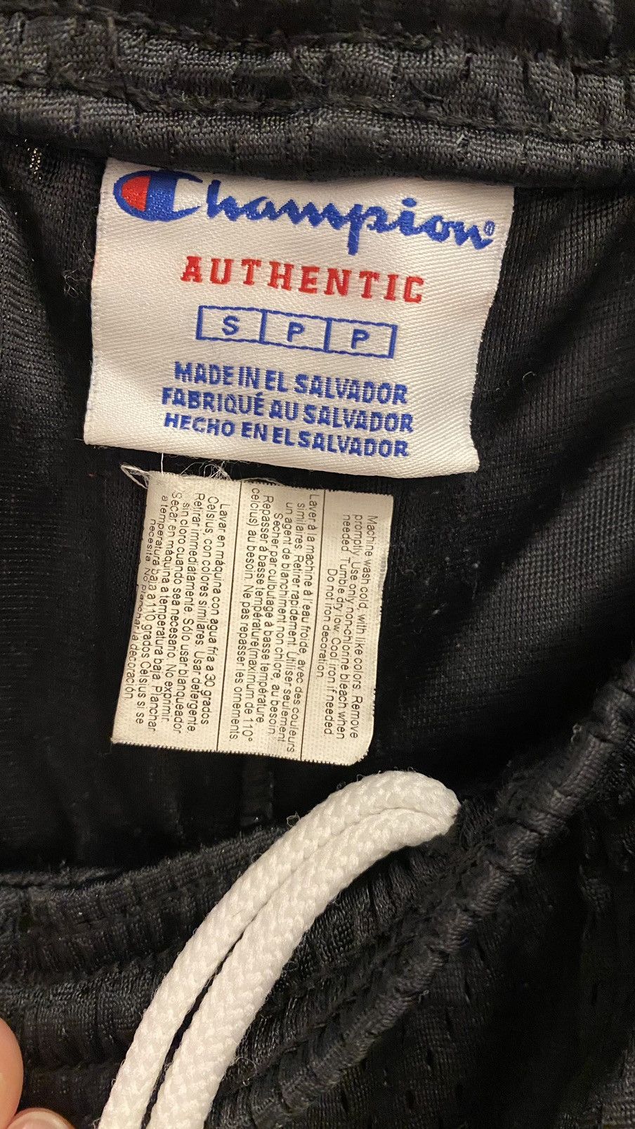 Pyrex Vision Virgil Abloh Pyrex Vision OG black mesh Champion shorts Size US 30 / EU 46 - 10 Thumbnail