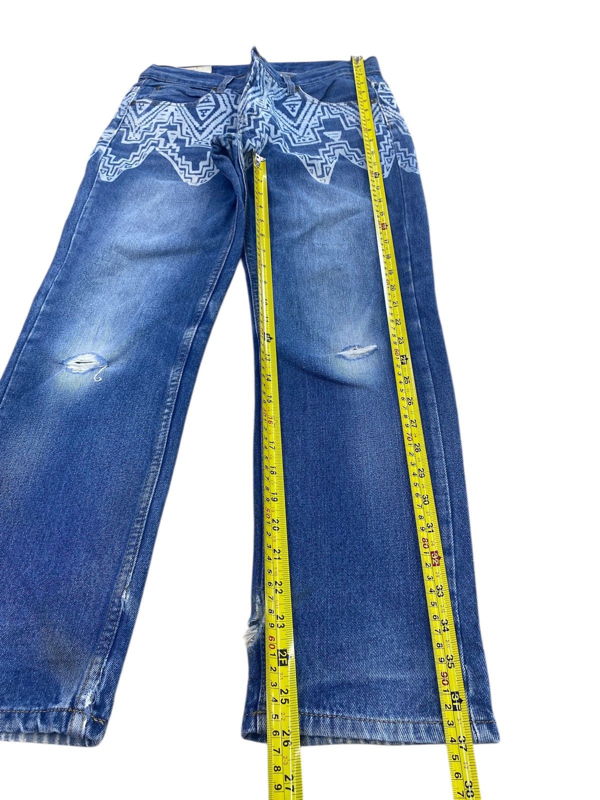 Japanese Brand Japanese Brand Design Art Style Straight Cut Jeans Size US 29 - 7 Thumbnail