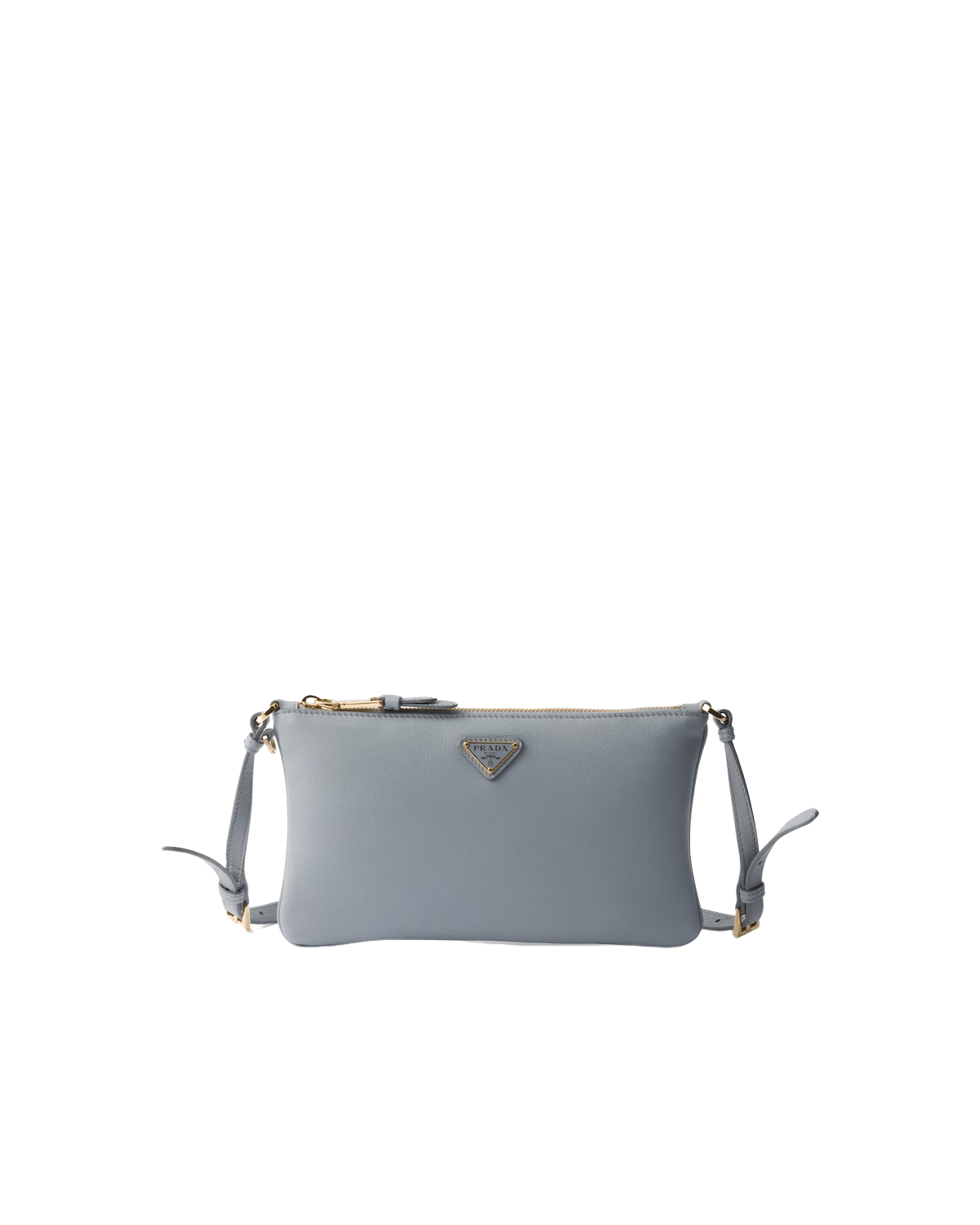 Prada PRADA $1750 Opaline Leather Pouch New And Authentic Size ONE SIZE - 1 Thumbnail