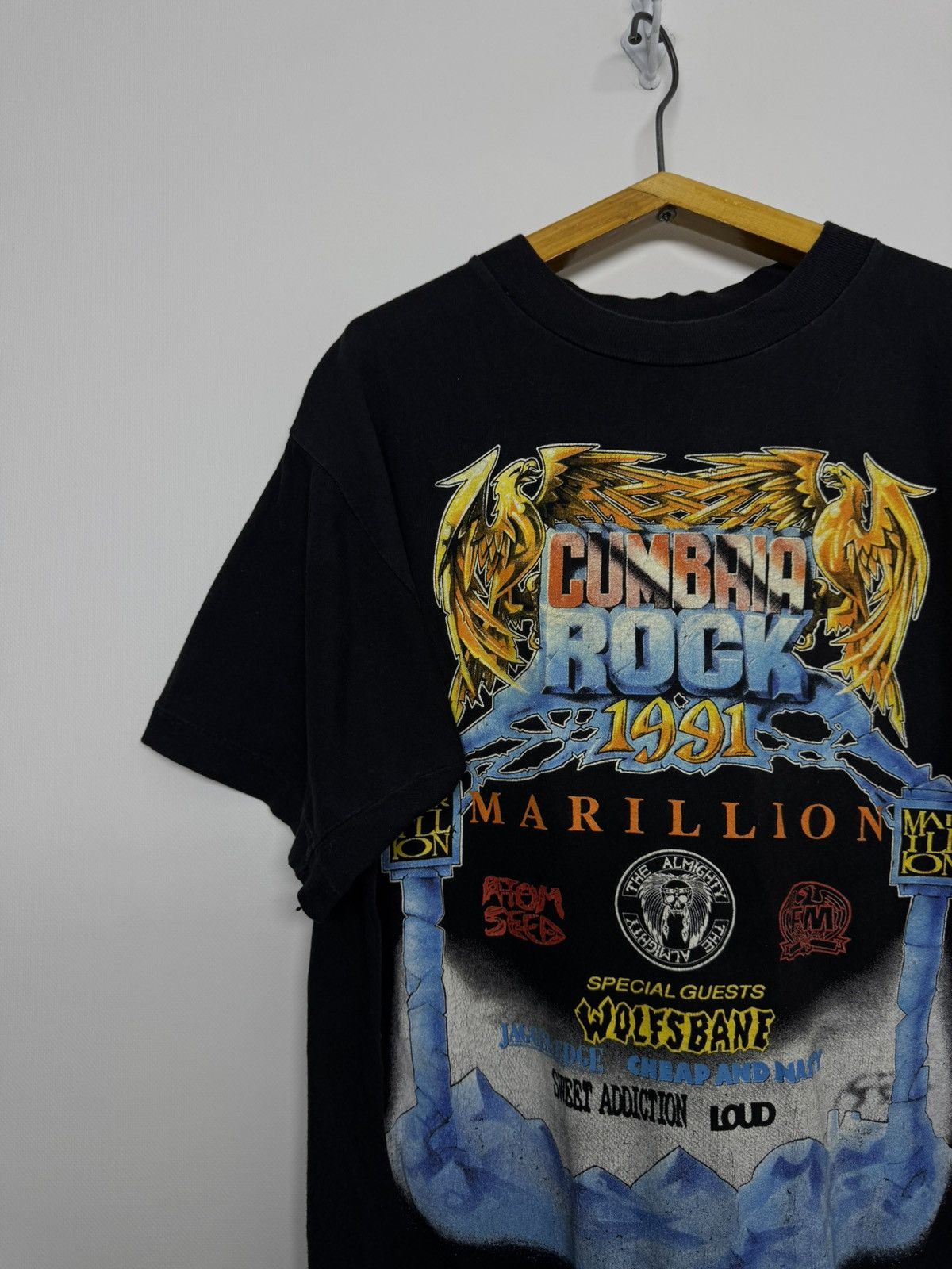 Vintage Vintage Y2k Marillion «Holidays in Eden Tour 1991» T-Shirt Size US L / EU 52-54 / 3 - 1 Thumbnail