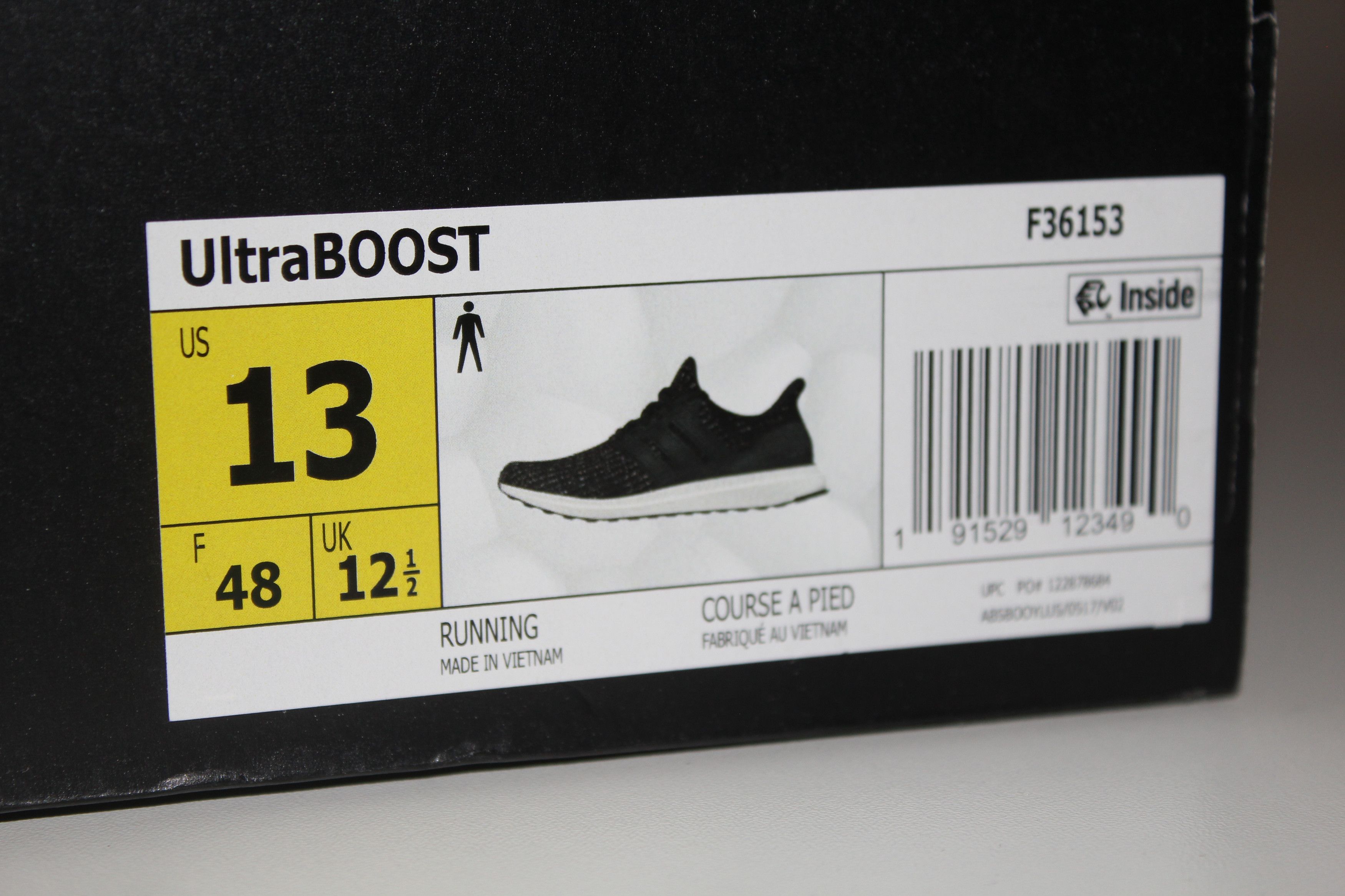 Adidas NIB Adidas Ultraboost 4.0 / Black White Speckle Size 13 OG Size US 13 / EU 46 - 7 Thumbnail