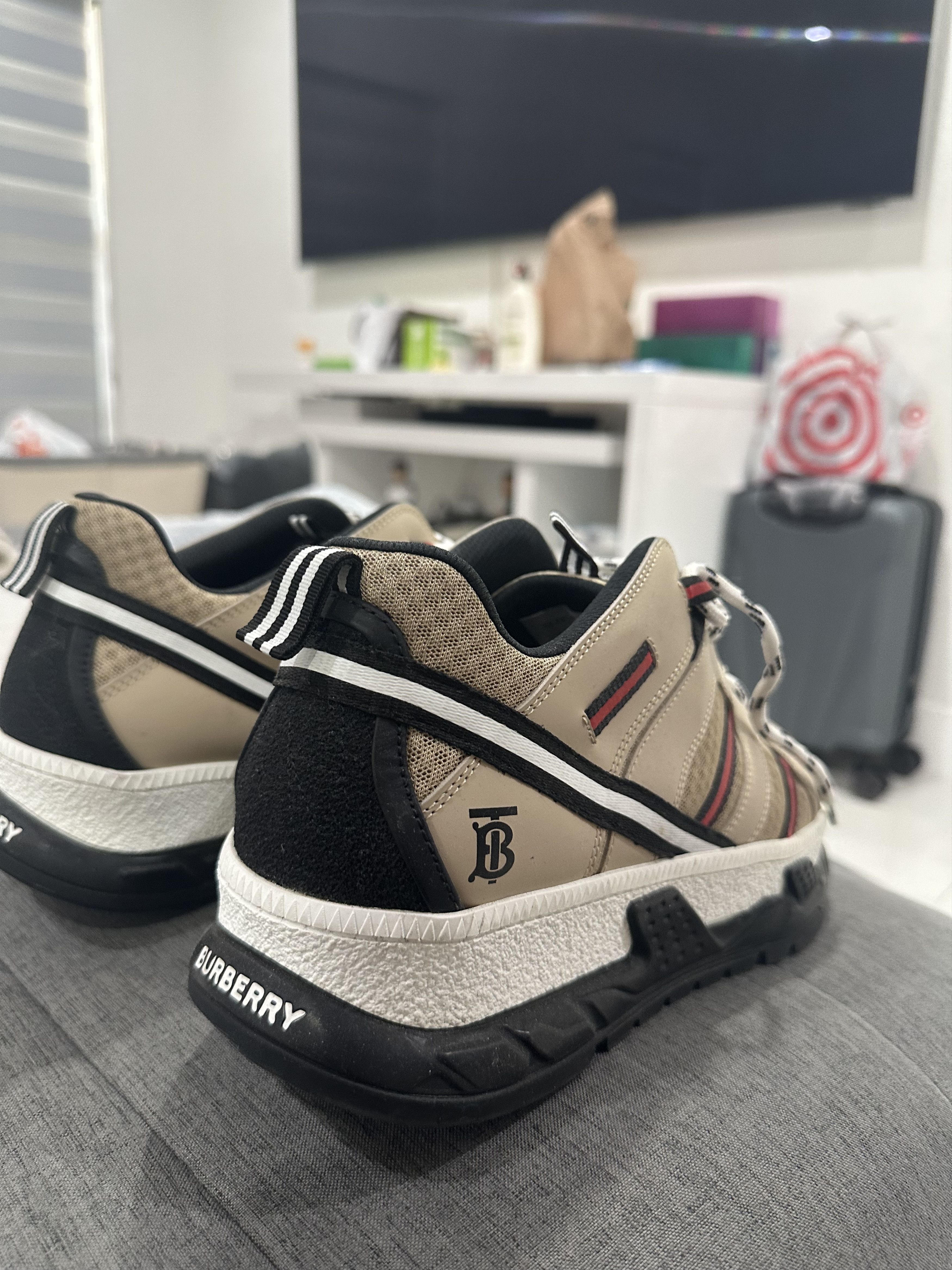 Burberry UNION TB LOGO RS5 LOW TOP SNEAKERS Size US 12 / EU 45 - 4 Thumbnail