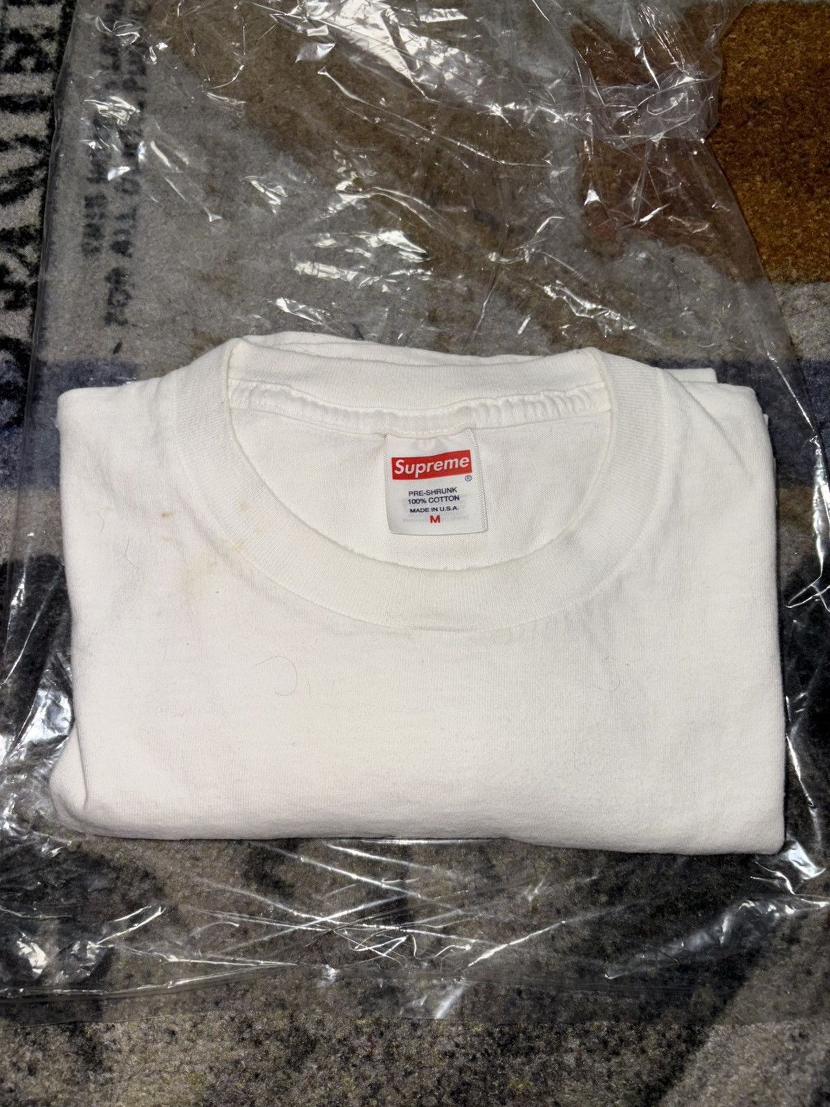 Supreme Supreme Standard Tee White Size US M / EU 48-50 / 2 - 4 Thumbnail