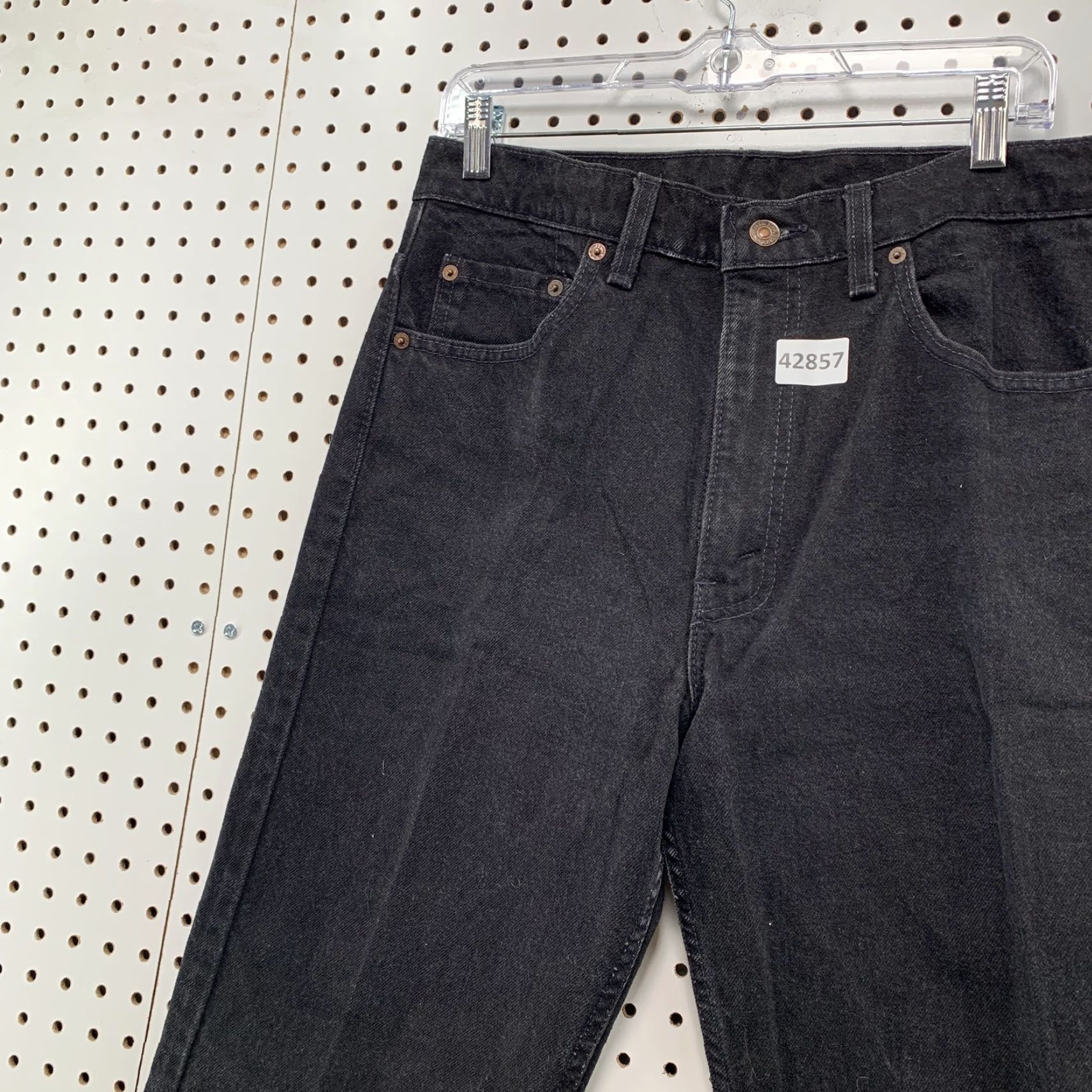 Levi's VINTAGE Levi's 505 Black Denim Jeans Mens Size 34x34 Straight Fit 90s Size US 34 / EU 50 - 3 Thumbnail