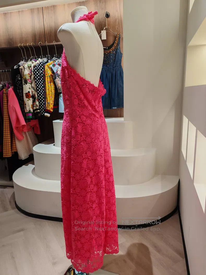 Valentino Valentino Rose red lace dress Size XS / US 0-2 / IT 36-38 - 2 Thumbnail