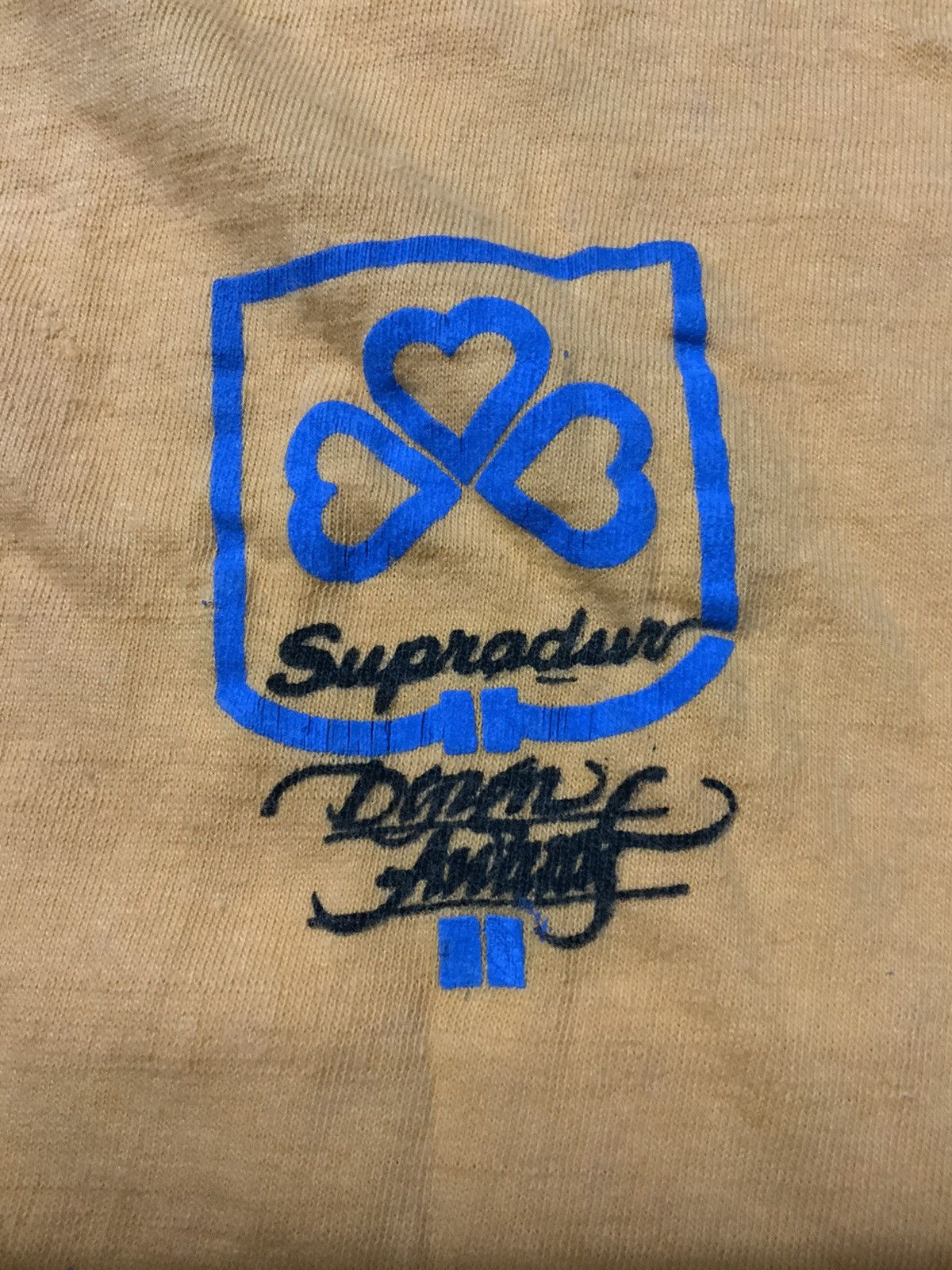 Vintage Vintage 80s Aqua Blues Supradur Single Stitch T-Shirt Size US M / EU 48-50 / 2 - 7 Thumbnail