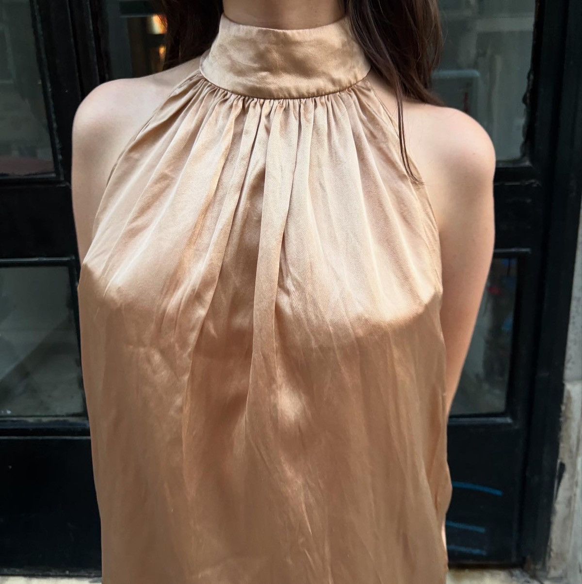 Vintage Matériel Tbilisi silk blouse online Size S / US 4 / IT 40 - 2 Thumbnail