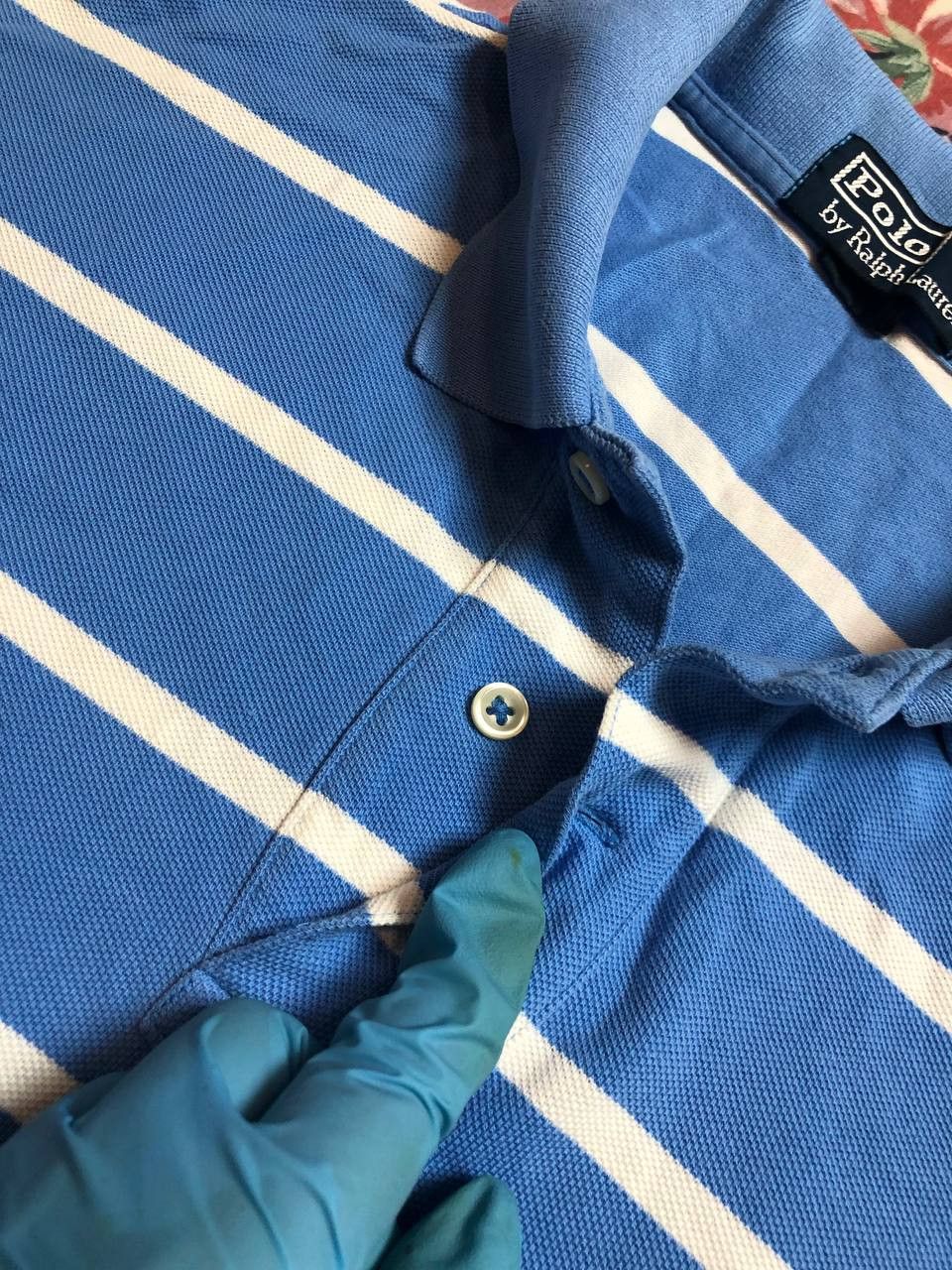 Polo Ralph Lauren Polo Ralph Lauren Striped Collared Polo Shirt Size US L / EU 52-54 / 3 - 6 Thumbnail