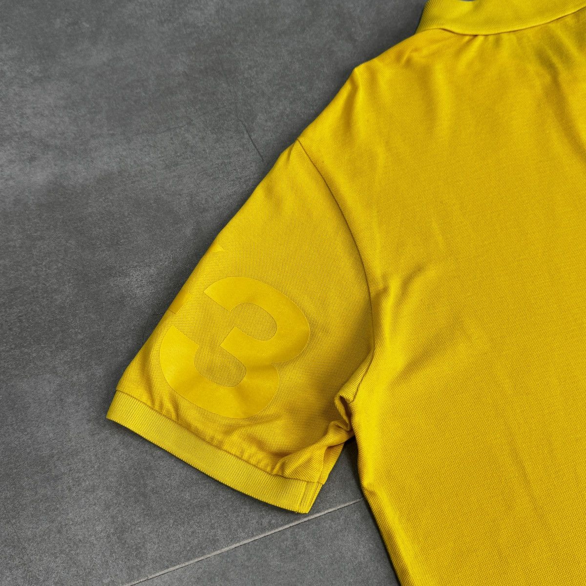 Yohji Yamamoto Adidas Yohji Yamamoto Y-3 Short Sleeve Logo Men Polo Shirt Size US XL / EU 56 / 4 - 15 Thumbnail