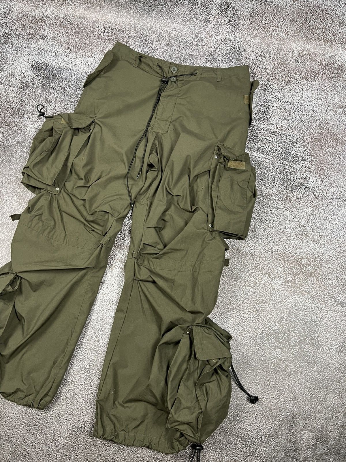 Vintage Oversized Parachute Cargo Pants main image 1