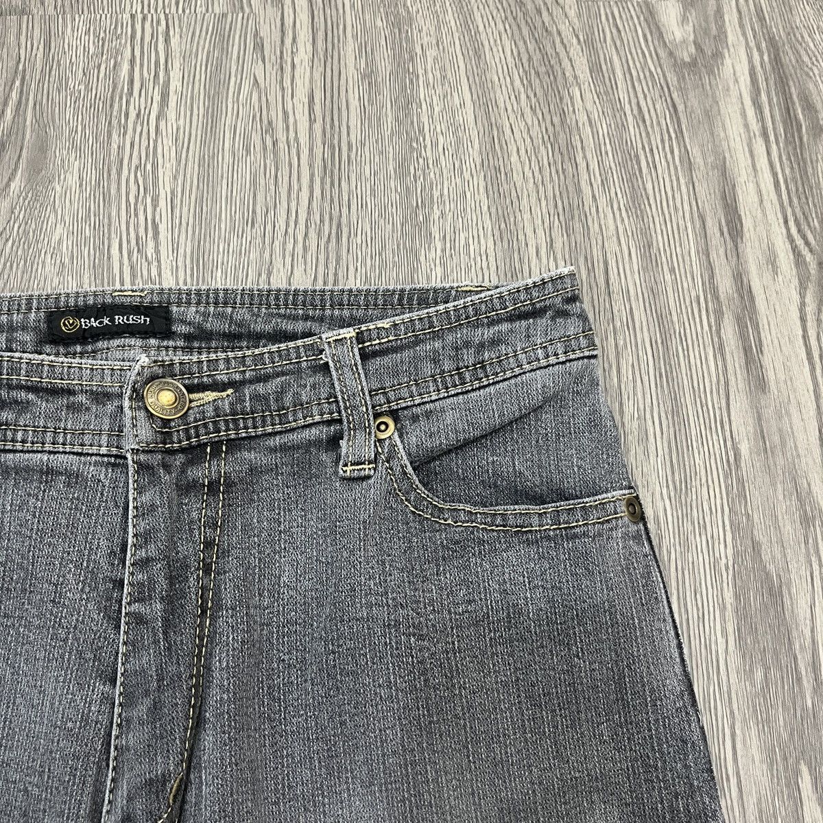 Japanese Brand Back Rush - Flared Denim Stretch ifsix Lgb Style Size US 26 / EU 42 - 6 Thumbnail