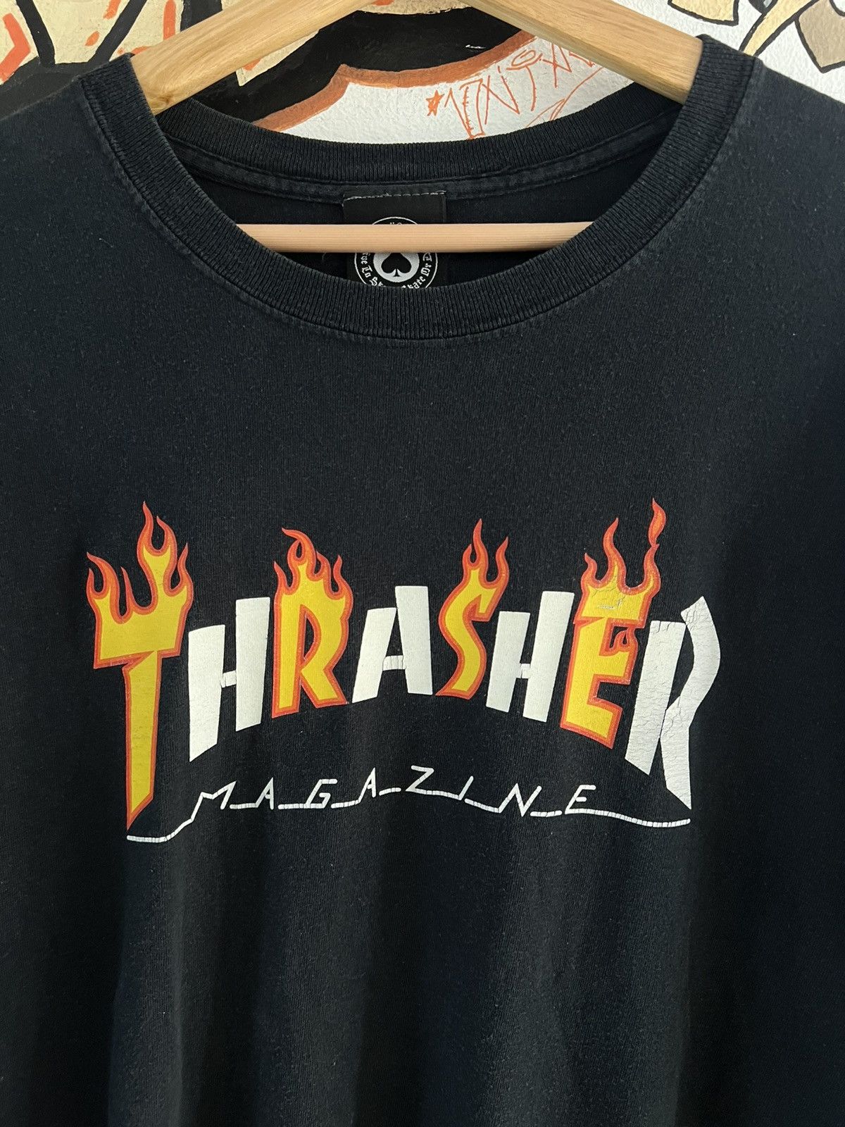 Thrasher Thrasher Basic Logo Letters in Flame T-Shirt Size US L / EU 52-54 / 3 - 2 Thumbnail