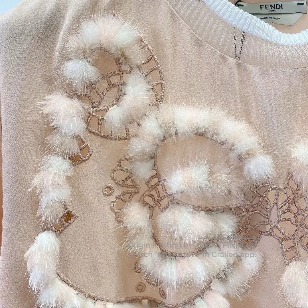 Fendi Fendi Pink Crew Neck Short Sleeve T-shirt. Size XS / US 0-2 / IT 36-38 - 4 Thumbnail