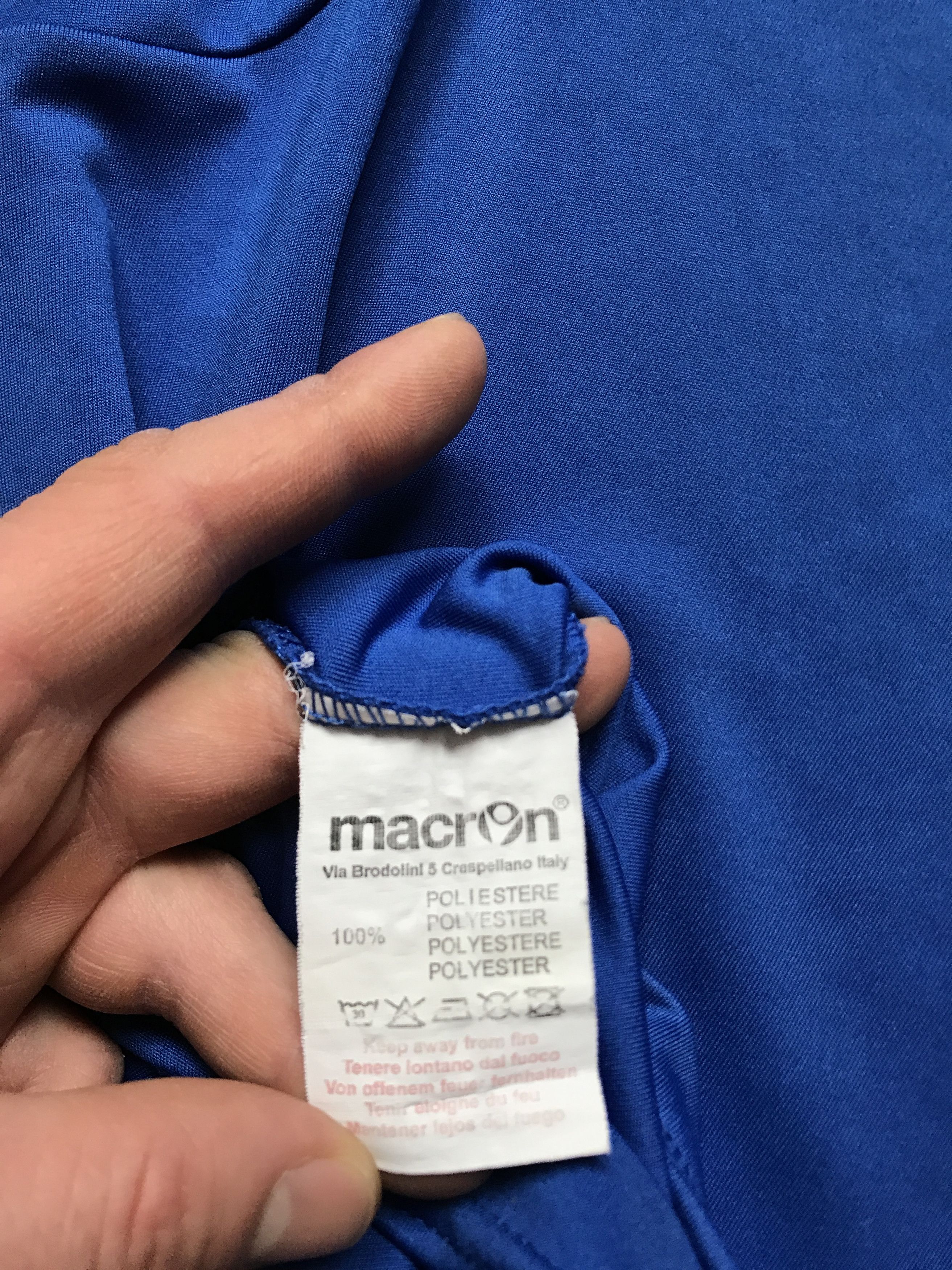 Macron × Vintage Vintage Macron Leeds United Polo Shirt 2013-2014 Size US M / EU 48-50 / 2 - 9 Thumbnail