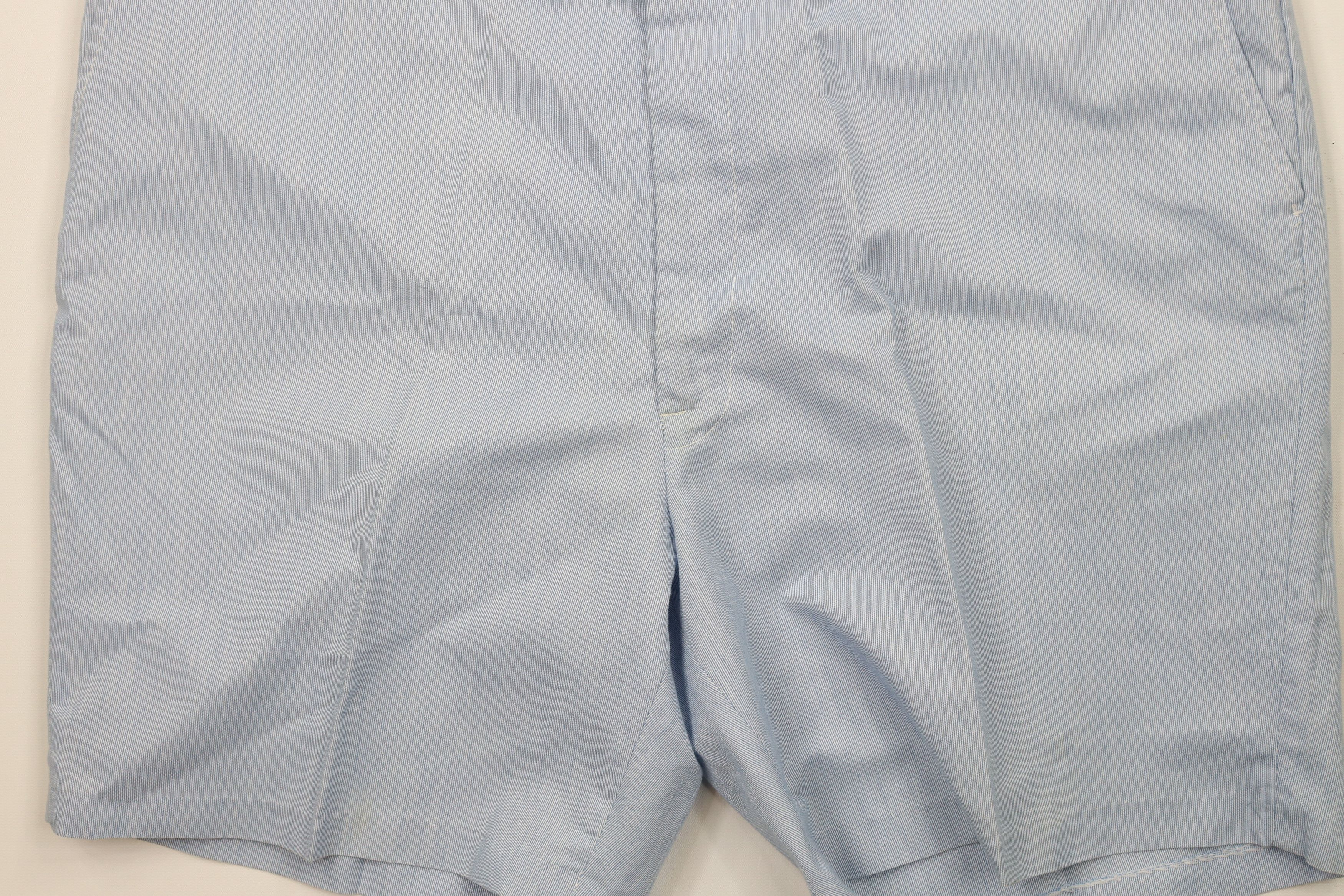 Vintage Vintage 70s Streetwear Above Knee Chino Shorts Blue USA Size US 38 / EU 54 - 3 Thumbnail