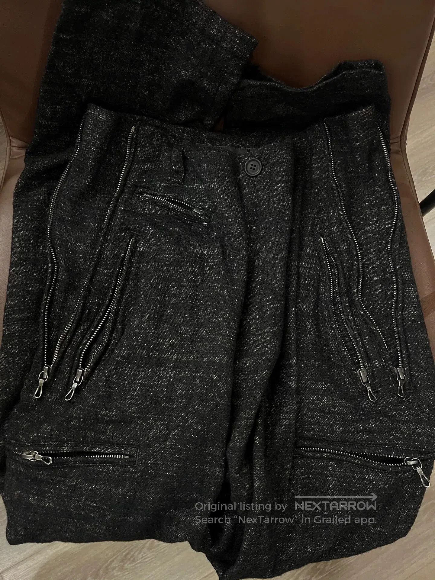 Julius Julius 7 Zipper Casual Long Pants. Size US 26 / EU 42 - 6 Thumbnail