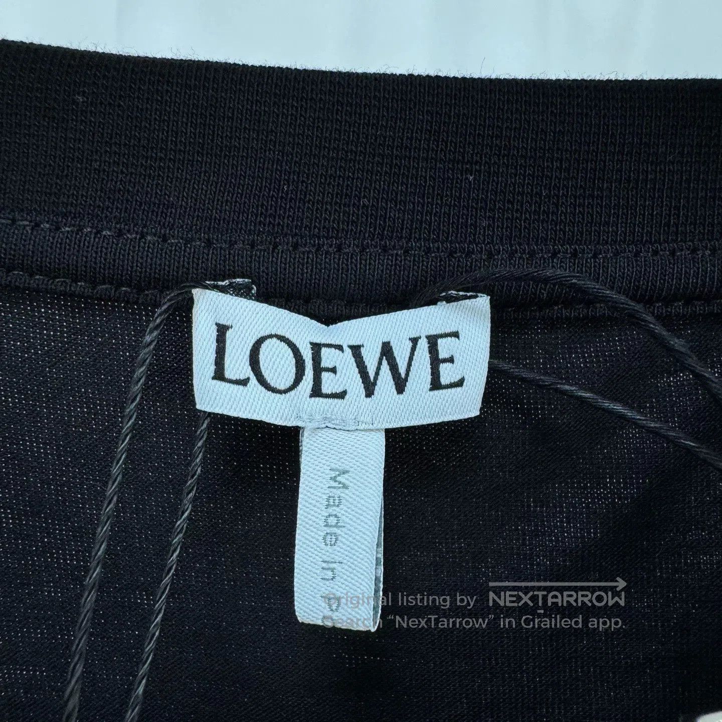 Loewe Loewe Black Embroidered Logo Short Sleeve. Size US M / EU 48-50 / 2 - 5 Thumbnail