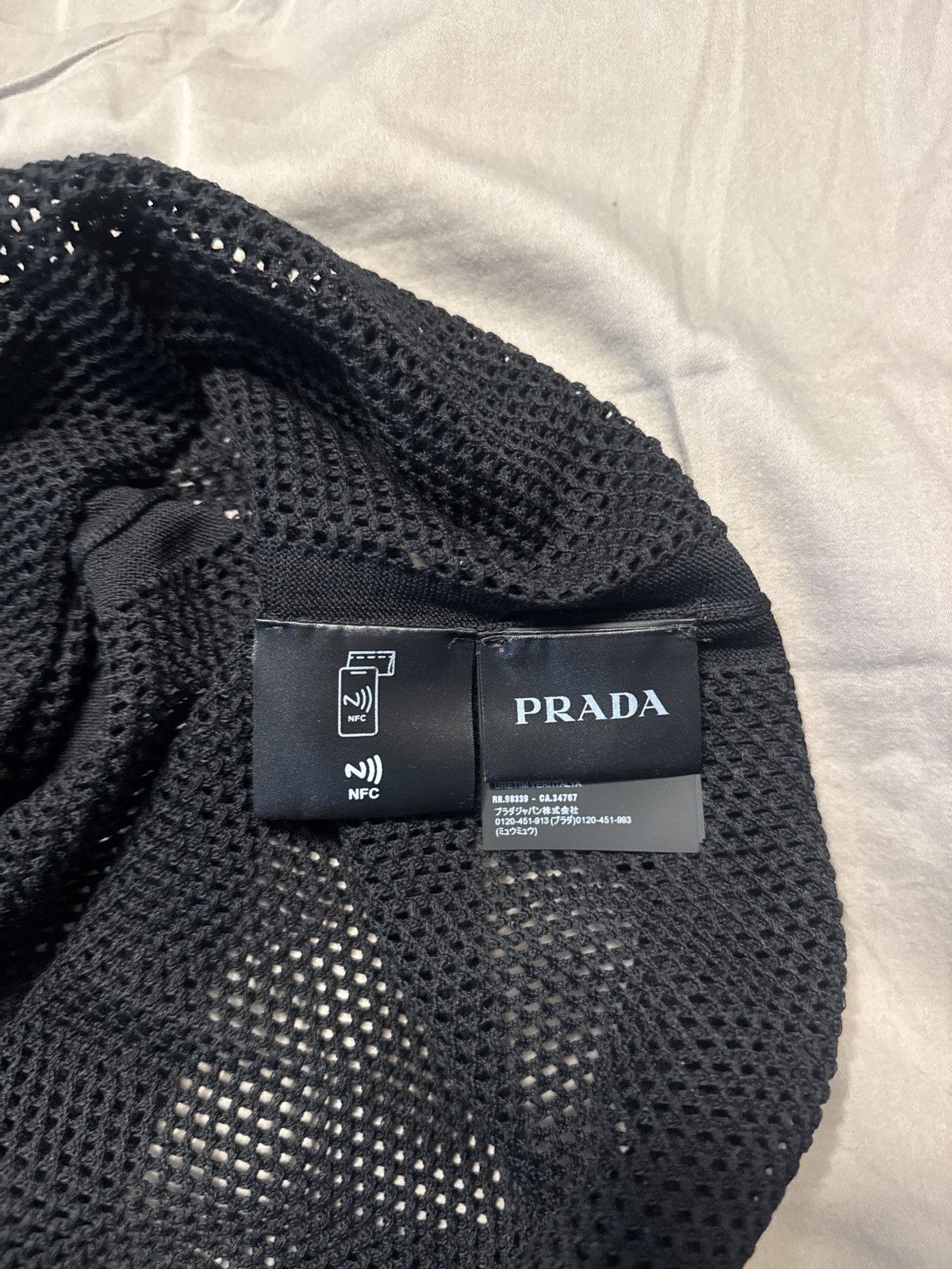 Prada Prada mesh t shirt Size US L / EU 52-54 / 3 - 6 Thumbnail
