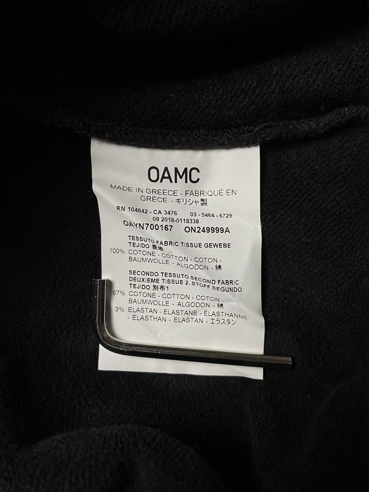 OAMC OAMC FW18 Statement Crewneck Size US M / EU 48-50 / 2 - 8 Thumbnail