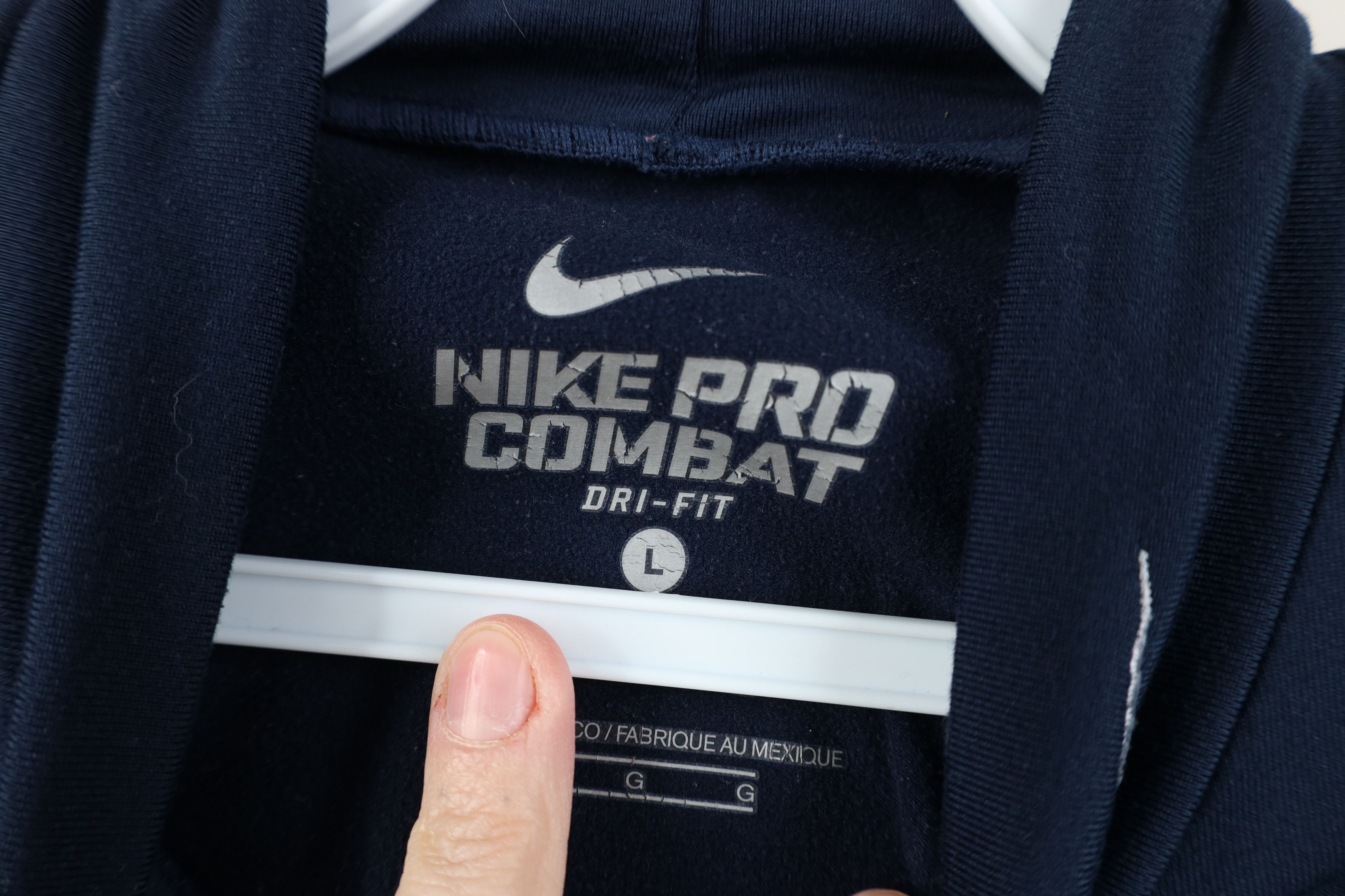 Nike Nike Pro Combat Lined Compression Mock Neck Training T-Shirt Size US L / EU 52-54 / 3 - 6 Thumbnail