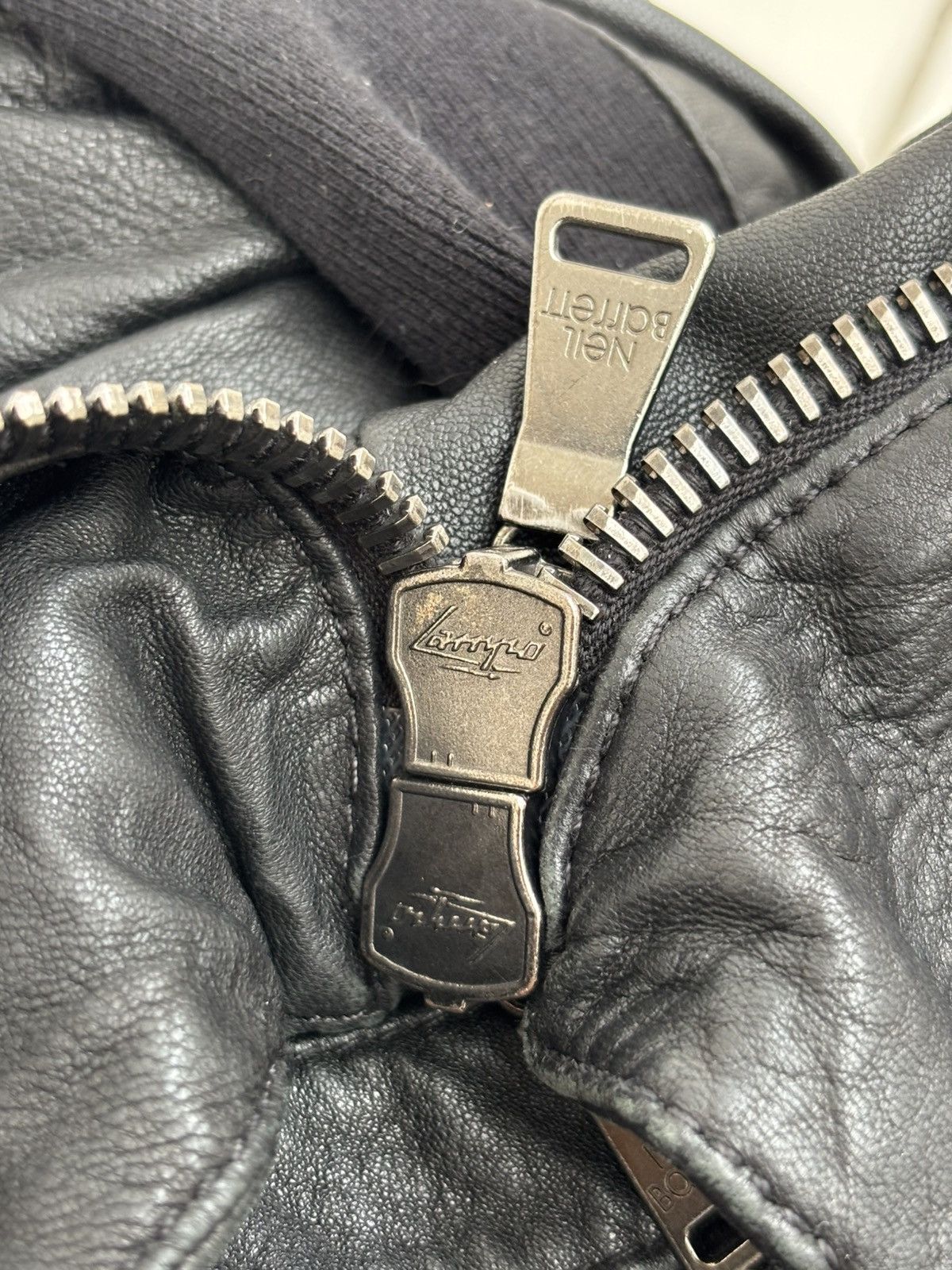 Hedi Slimane Crop Biker Leather Jacket Size US XXS / EU 40 - 6 Thumbnail