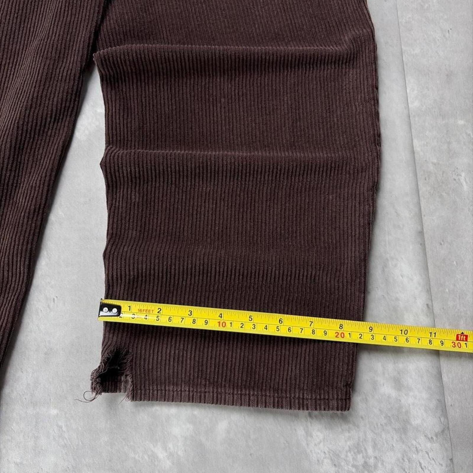 Empyre Y2K Empyre Grunge Corduroy Distressed Baggy Skater Pants Size US 30 / EU 46 - 8 Thumbnail