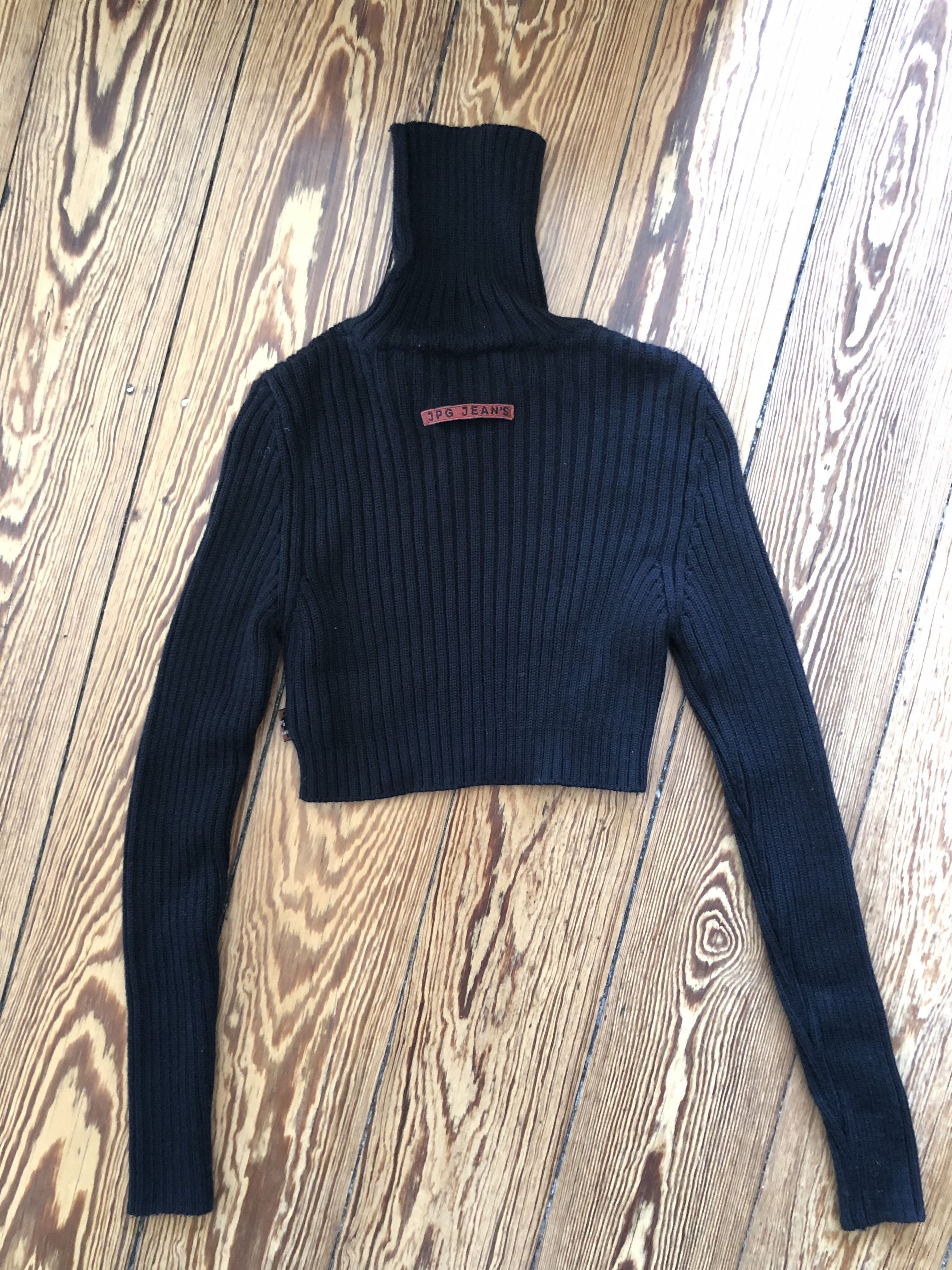 Jean Paul Gaultier JPG Cropped Turtleneck Long Sleeve Size S / US 4 / IT 40 - 1 Thumbnail