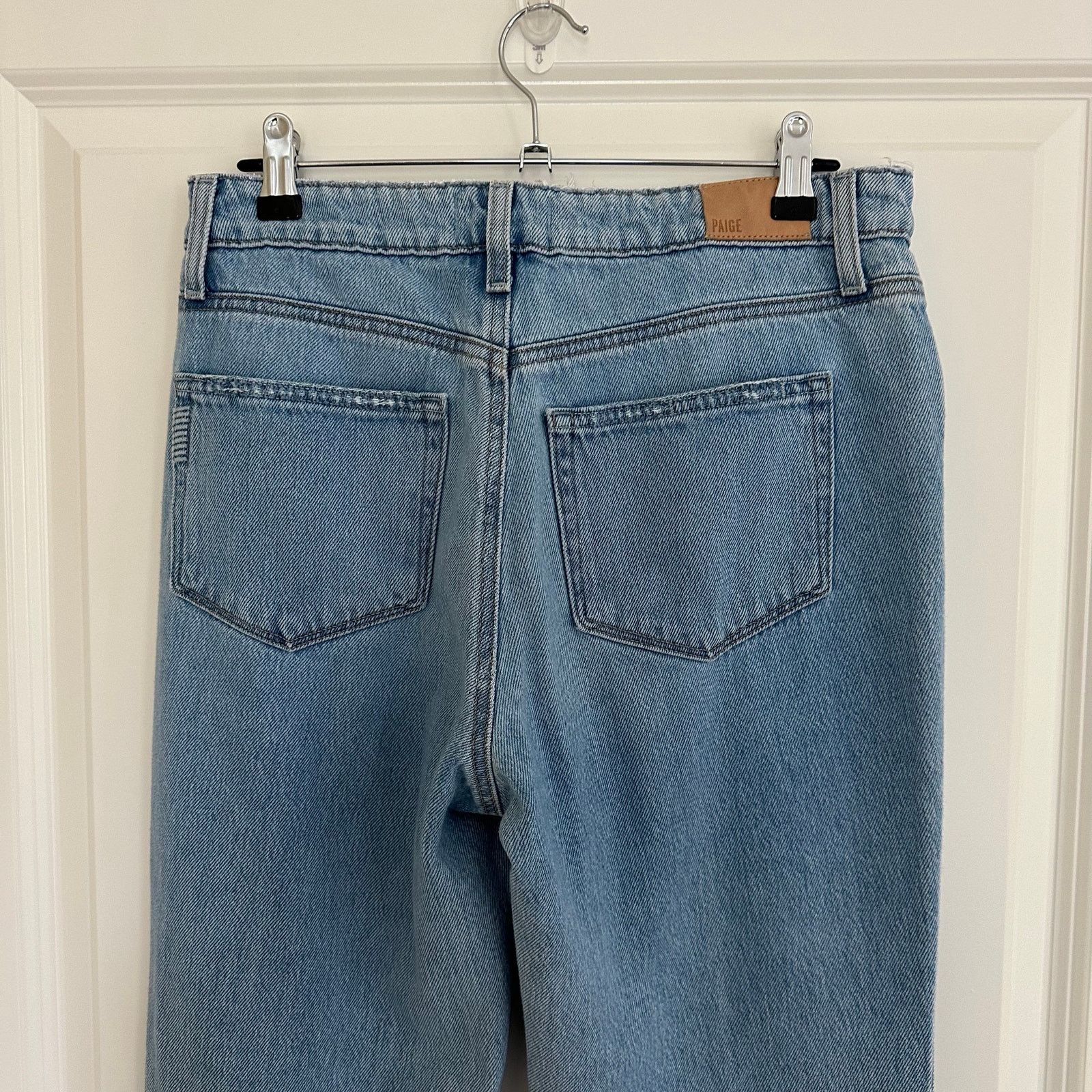 Paige Paige Denim Noella Straight Relaxed Medium Light Wash 27x29 Size 27" / US 4 / IT 40 - 5 Thumbnail