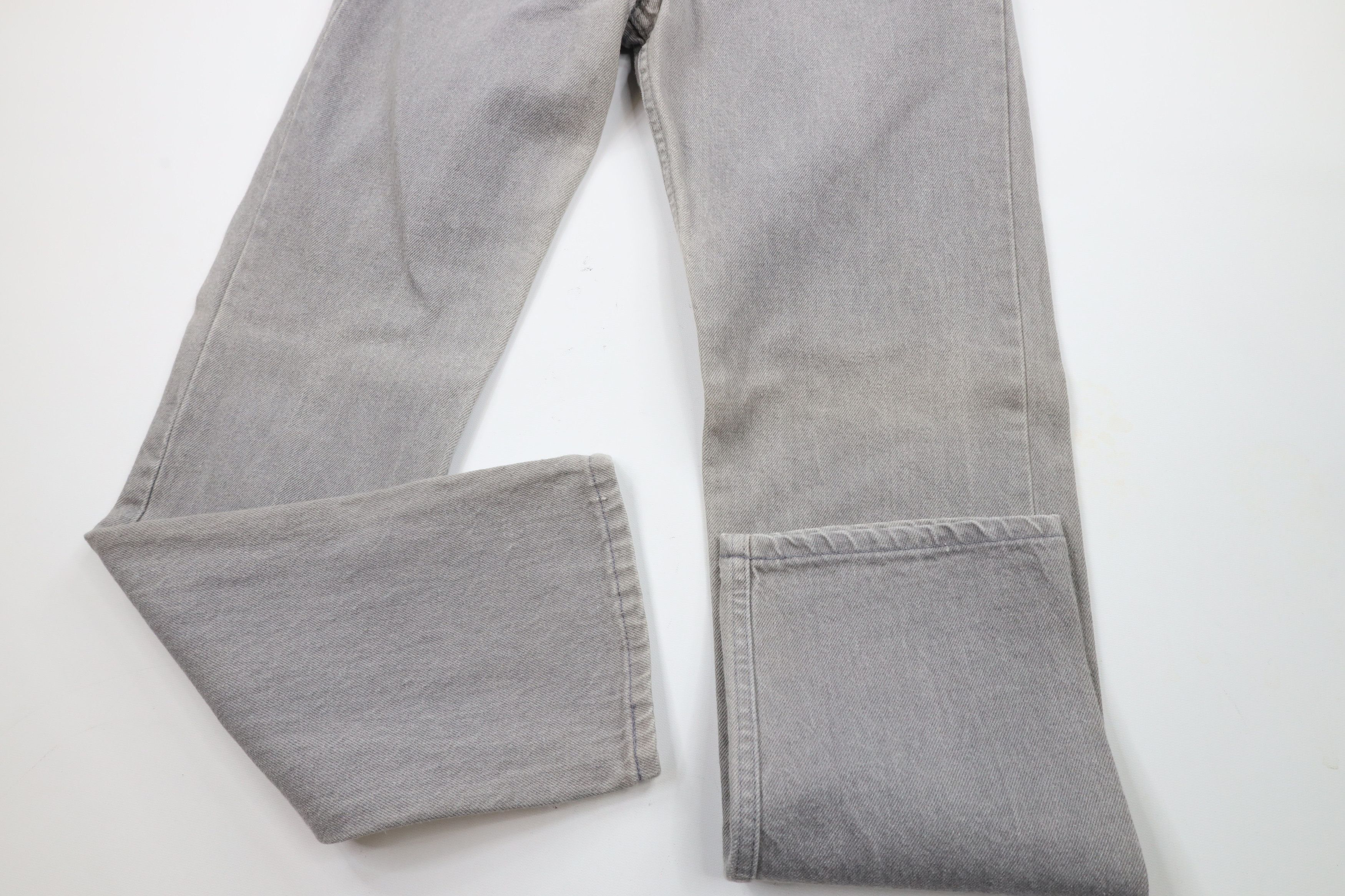 Levi's × Vintage Vintage 90s Levis Tab Straight Leg Denim Jeans Gray USA Size US 30 / EU 46 - 5 Thumbnail