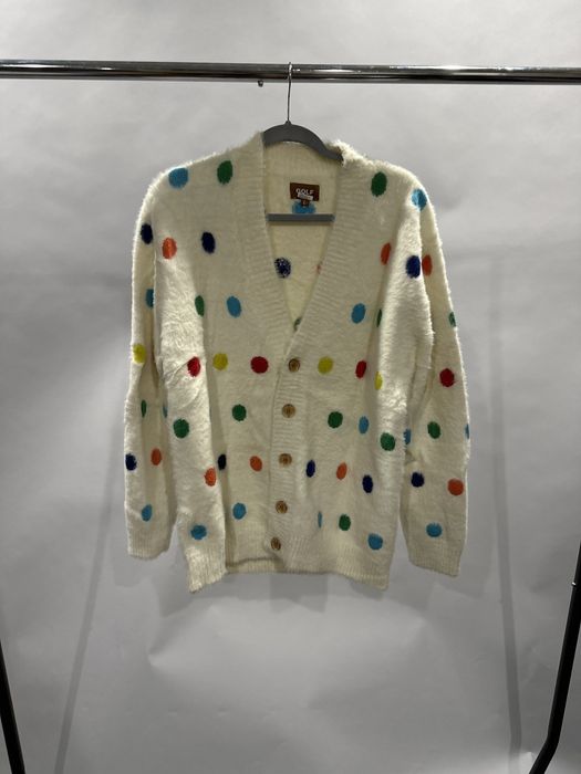 Golf Wang Golf Wang Mohair Polka Dot Cardigan | Grailed