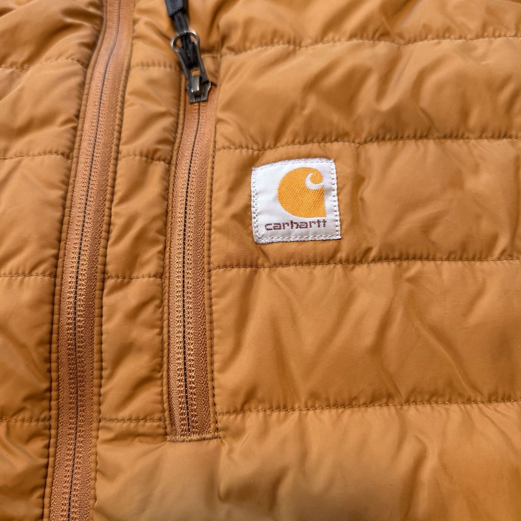 Carhartt Carhartt Rain Defender Vest Men’s 3XL Brown Insulated Full Zip Puffer OV2286-M Size US XXL / EU 58 / 5 - 2 Thumbnail