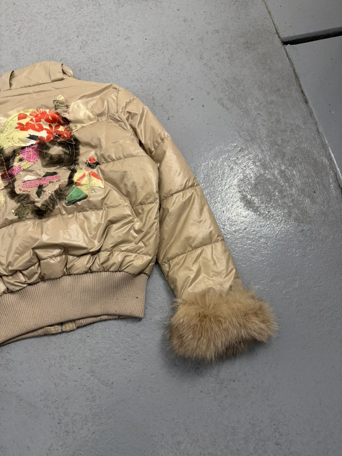 John Galliano Vintage 00s John Galliano Pirate Face Fox Fur Bomber Size XL / US 12-14 / IT 48-50 - 23 Thumbnail